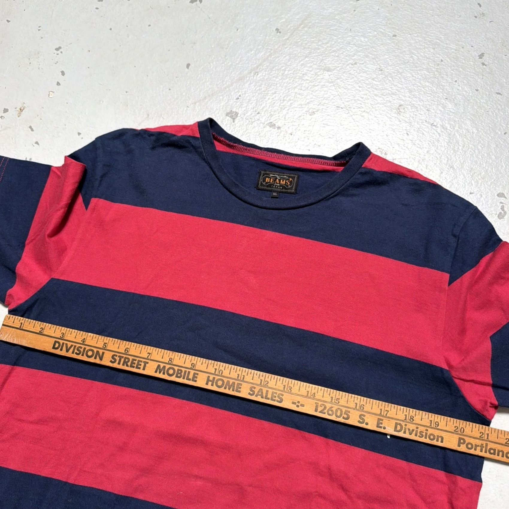 Beams Plus Beams Plus Vintage Style Border Stripe Skate Surf T-Shirt XL Japan Size US XL / EU 56 / 4 - 2 Thumbnail