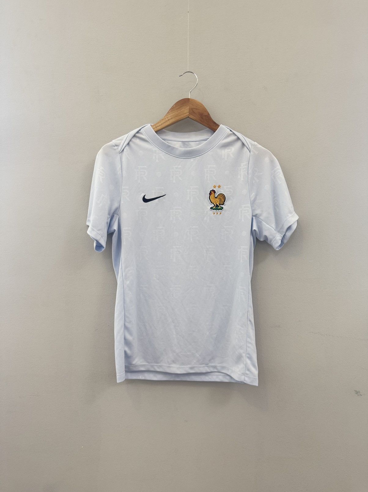 Nike Vintage Nike France Soccer Jersey Hype Drill shirt Size US S / EU 44-46 / 1 - 1 Thumbnail