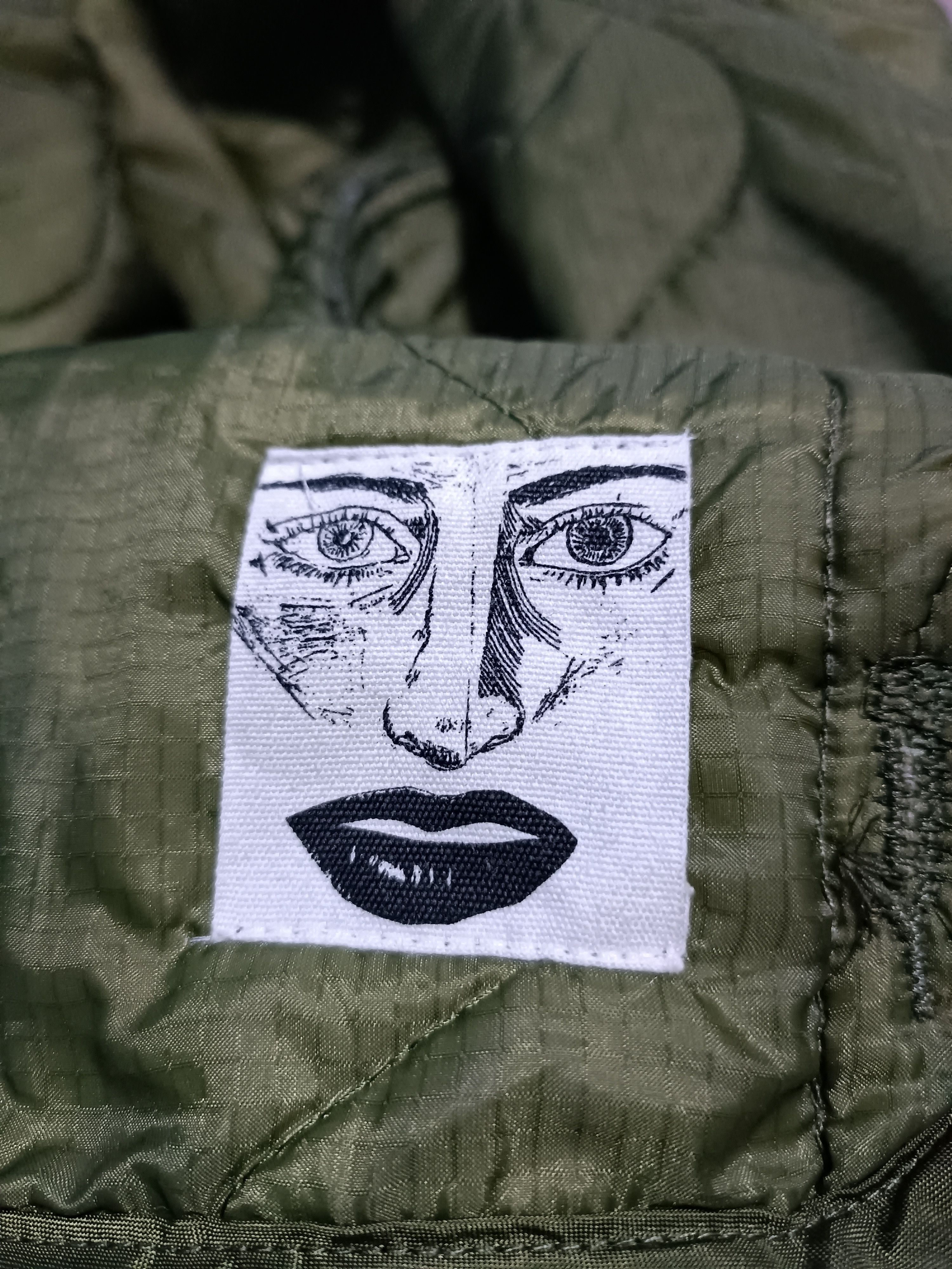 Japanese Brand × Vintage Remake Costum Linen M65 H Ash Quilted Coat In Khaki Size US M / EU 48-50 / 2 - 8 Thumbnail