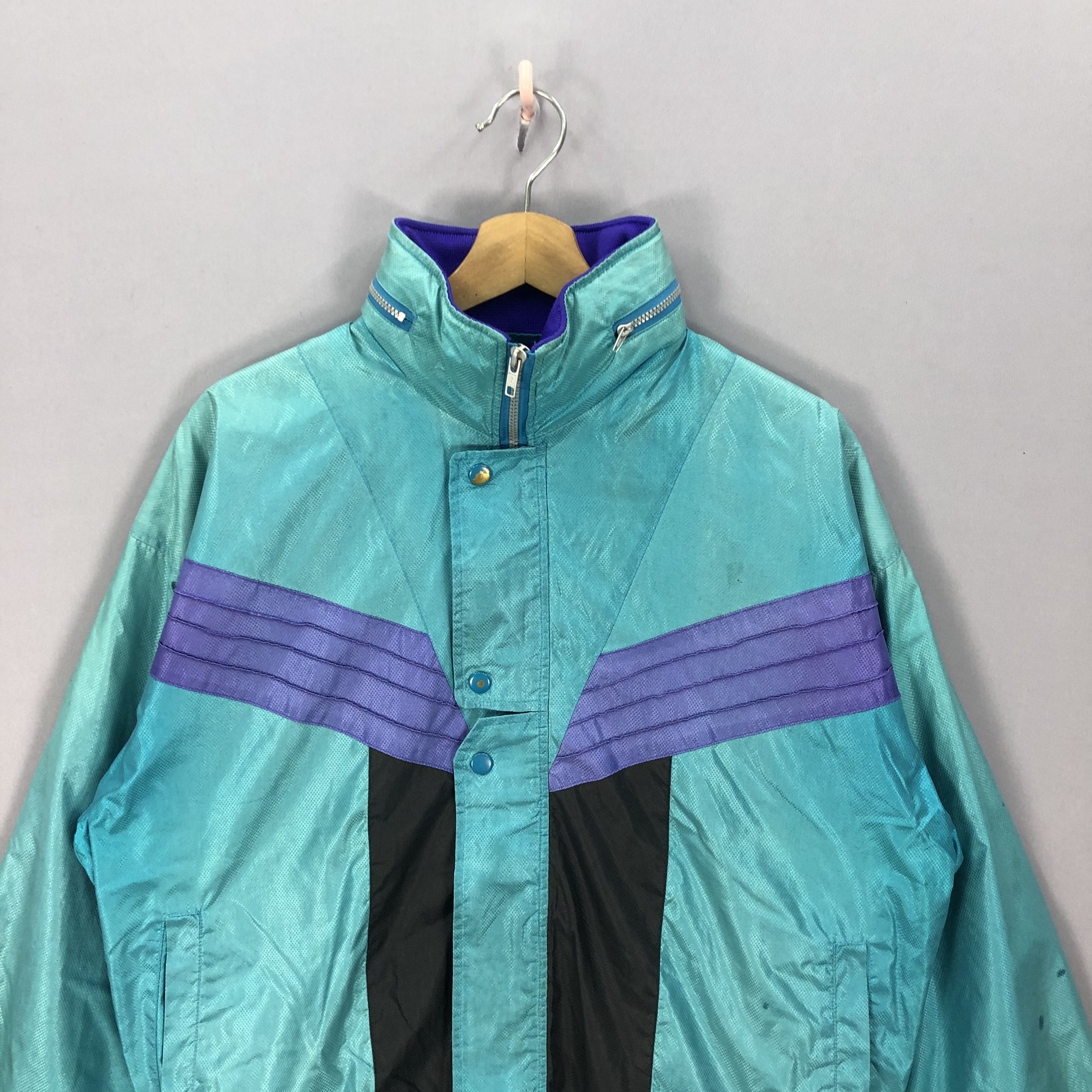 Japanese Brand Vintage 80s Retro Resting Wear Japanese Training Jacket Size US L / EU 52-54 / 3 - 3 Thumbnail