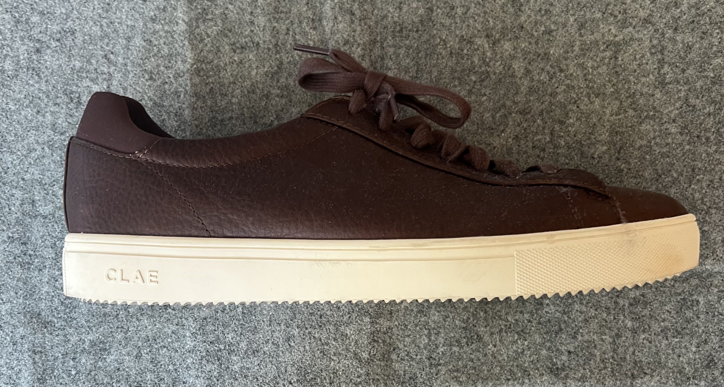 CLAE CLAE Bradley Men’s Sneakers - Cocoa Leather Size US 13 / EU 46 - 3 Thumbnail