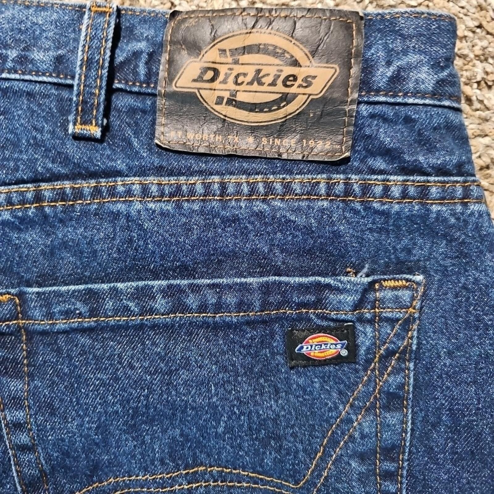 Dickies Dickies Relaxed Flannel Lined 44x 30 Blue Jeans Size US 44 / EU 60 - 7 Thumbnail