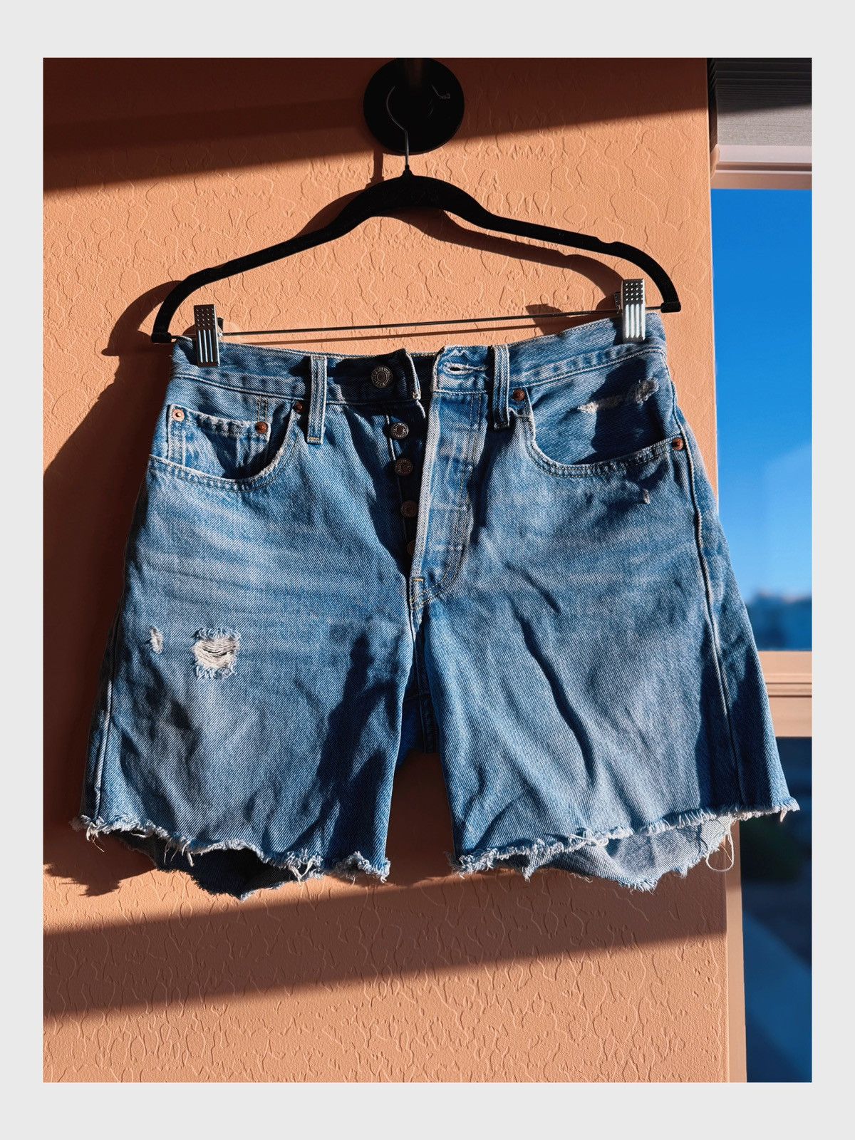 Levi's Levi’s Premium 501 Cutoff Denim Short Size 27" / US 4 / IT 40 - 2 Thumbnail