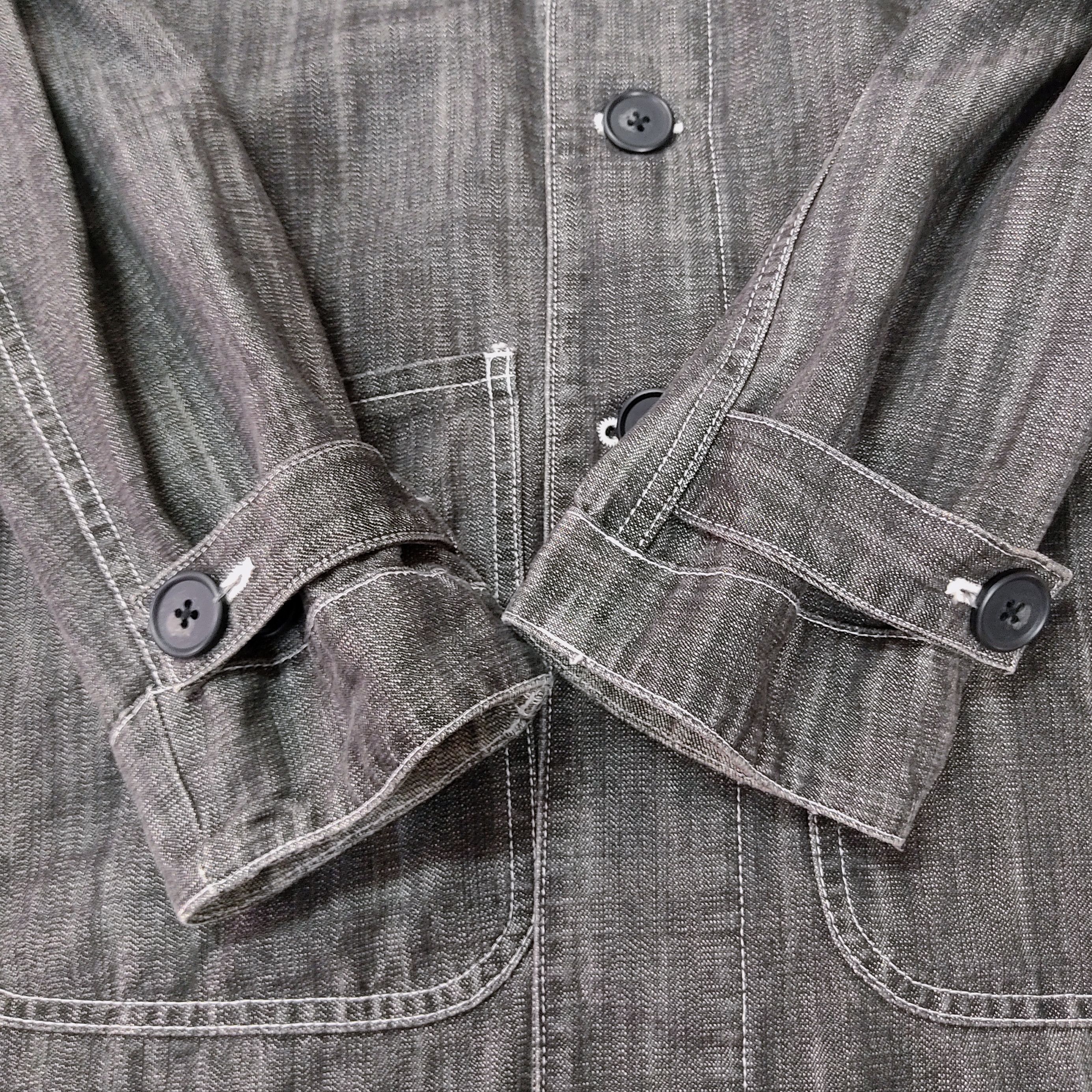 GOODENOUGH Rare! Complete Finesse by Fujiwara: Long Denim Chore Jacket Size US M / EU 48-50 / 2 - 9 Thumbnail