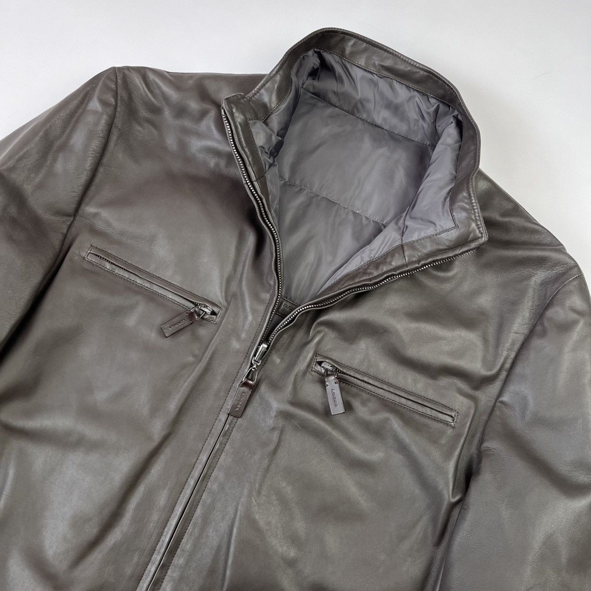 Other Londra Nappa leather down jacket Size US L / EU 52-54 / 3 - 2 Thumbnail