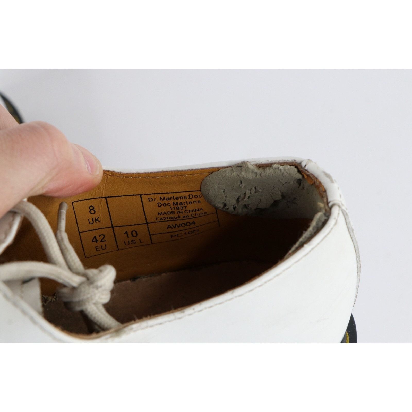 Dr. Martens × Vintage Vintage Dr Martens Goth EDM Leather Chunky Oxford Shoes Size US 10 / IT 40 - 10 Thumbnail