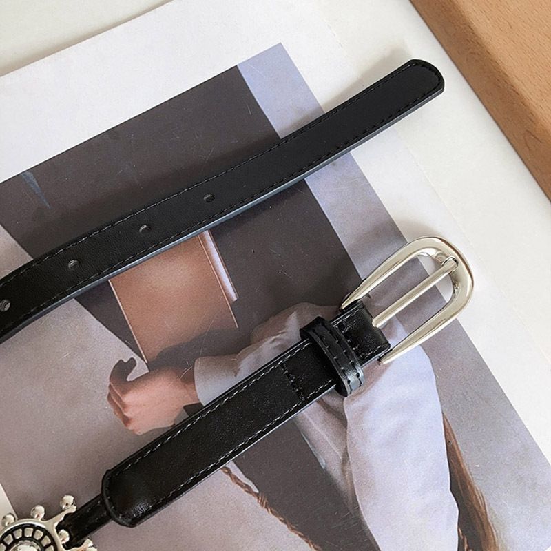Designer Modern Vintage Belt Riveted Belts Menswear Accessories Size ONE SIZE - 4 Thumbnail