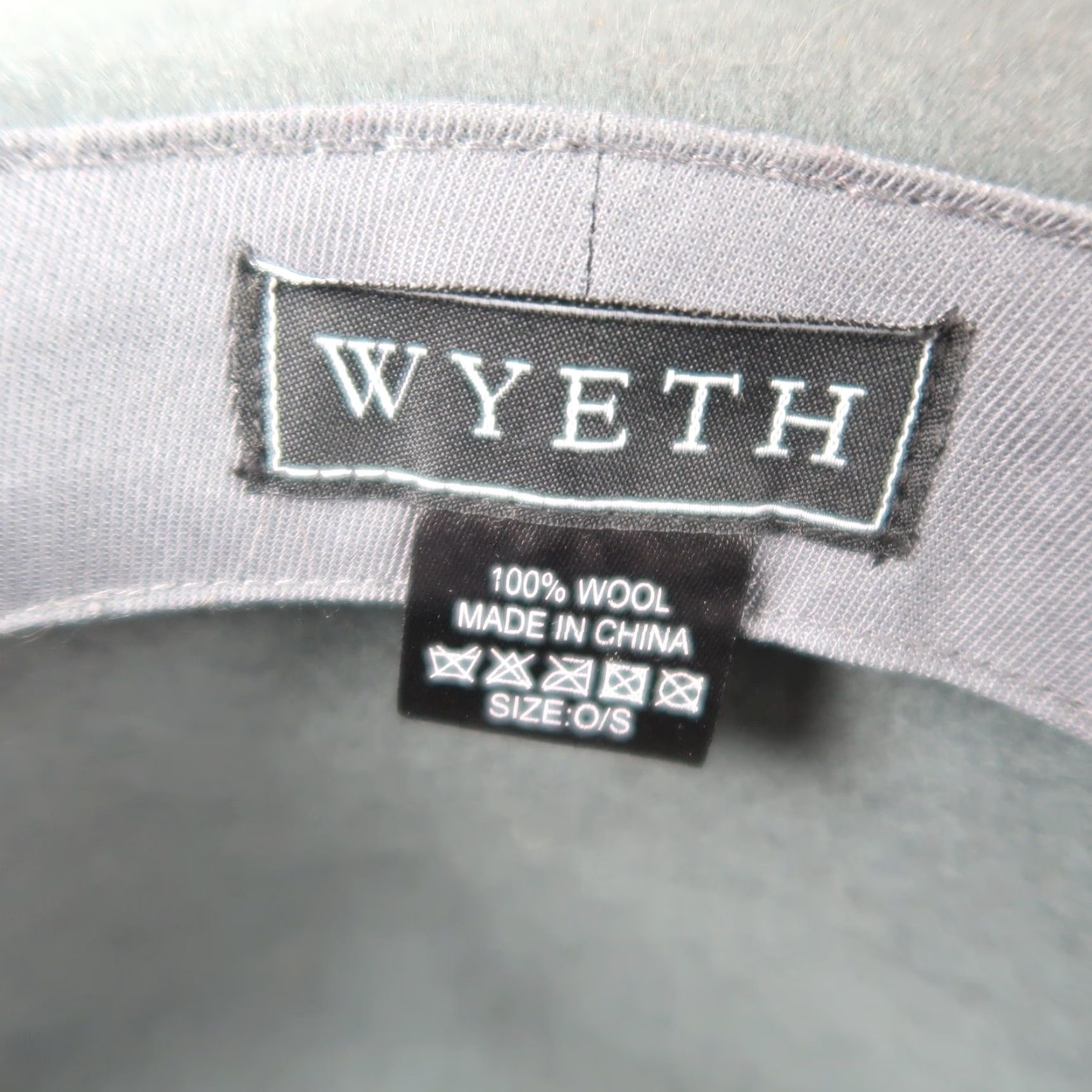 Vintage Wyeth Wool Wide Brim Flat Top Panama Rancher Hat Womens One Size Sage Green Boho Cap Casual Size ONE SIZE - 6 Thumbnail