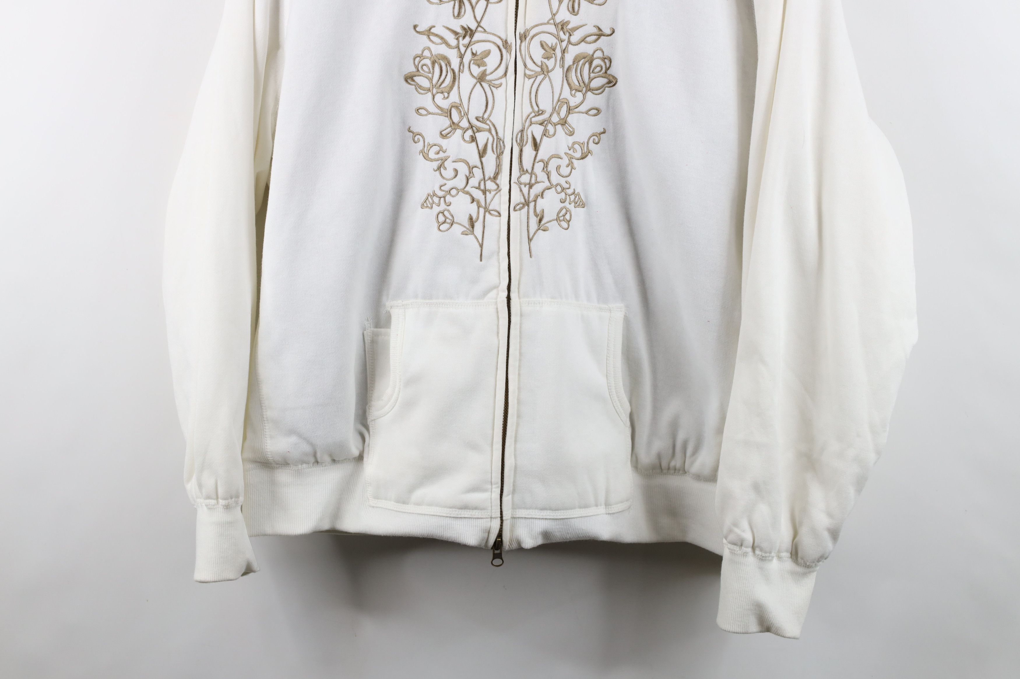 Vintage Vinatage Y2K Babydoll Flower Faux Fur Lined Thick Hoodie Size 3XL / US 20-22 - 3 Thumbnail