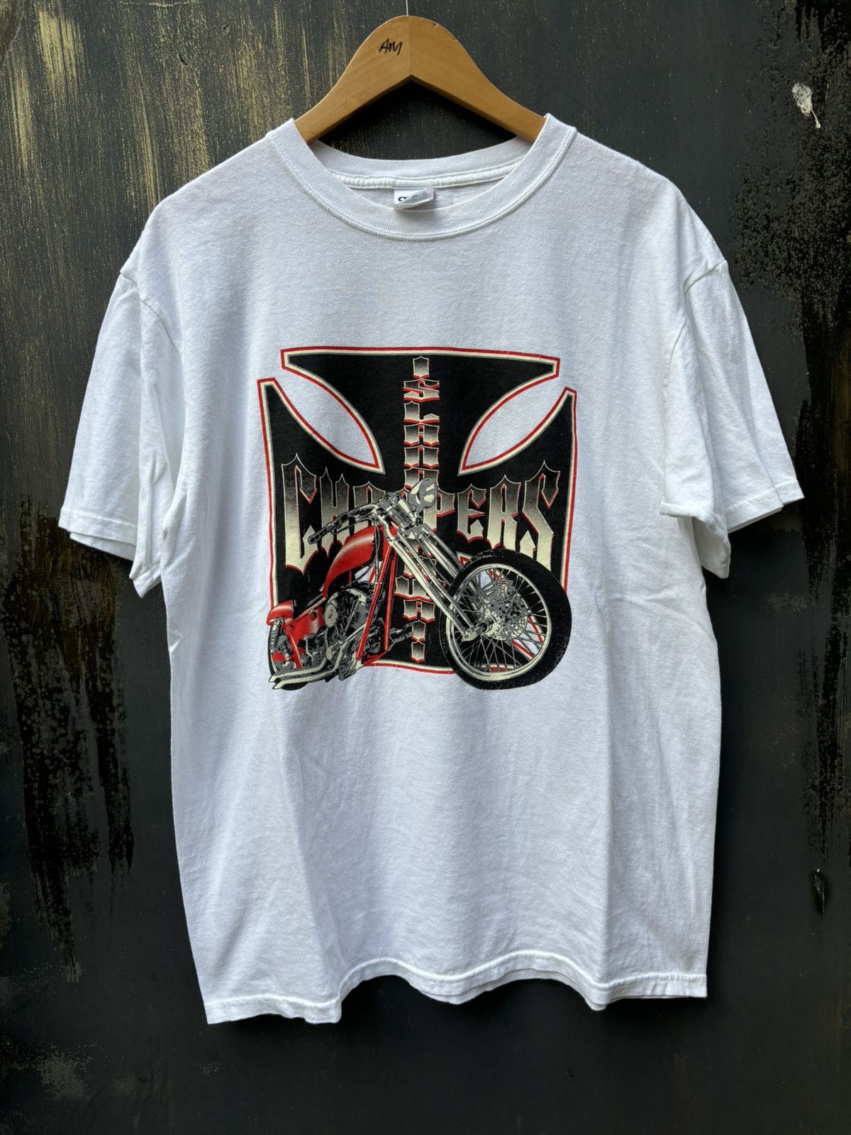 Vintage × West Coast Choppers RARE! Vintage 90’s Choppers Art Paul Walker Size US L / EU 52-54 / 3 - 3 Thumbnail