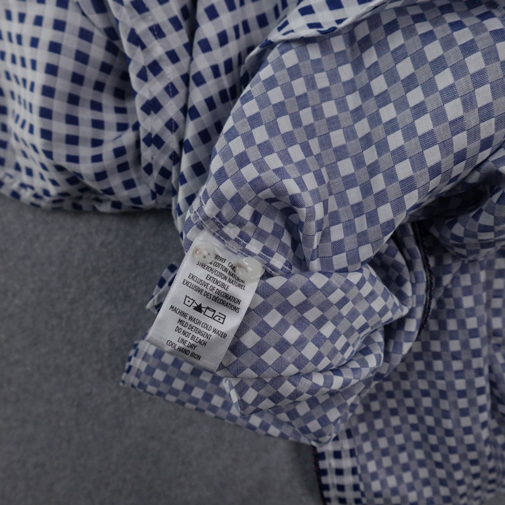 Robert Graham Robert Graham Shirt 2XL (24X30) Blue White Plaid Long Sleeve Button Up Mens Size US XXL / EU 58 / 5 - 4 Thumbnail