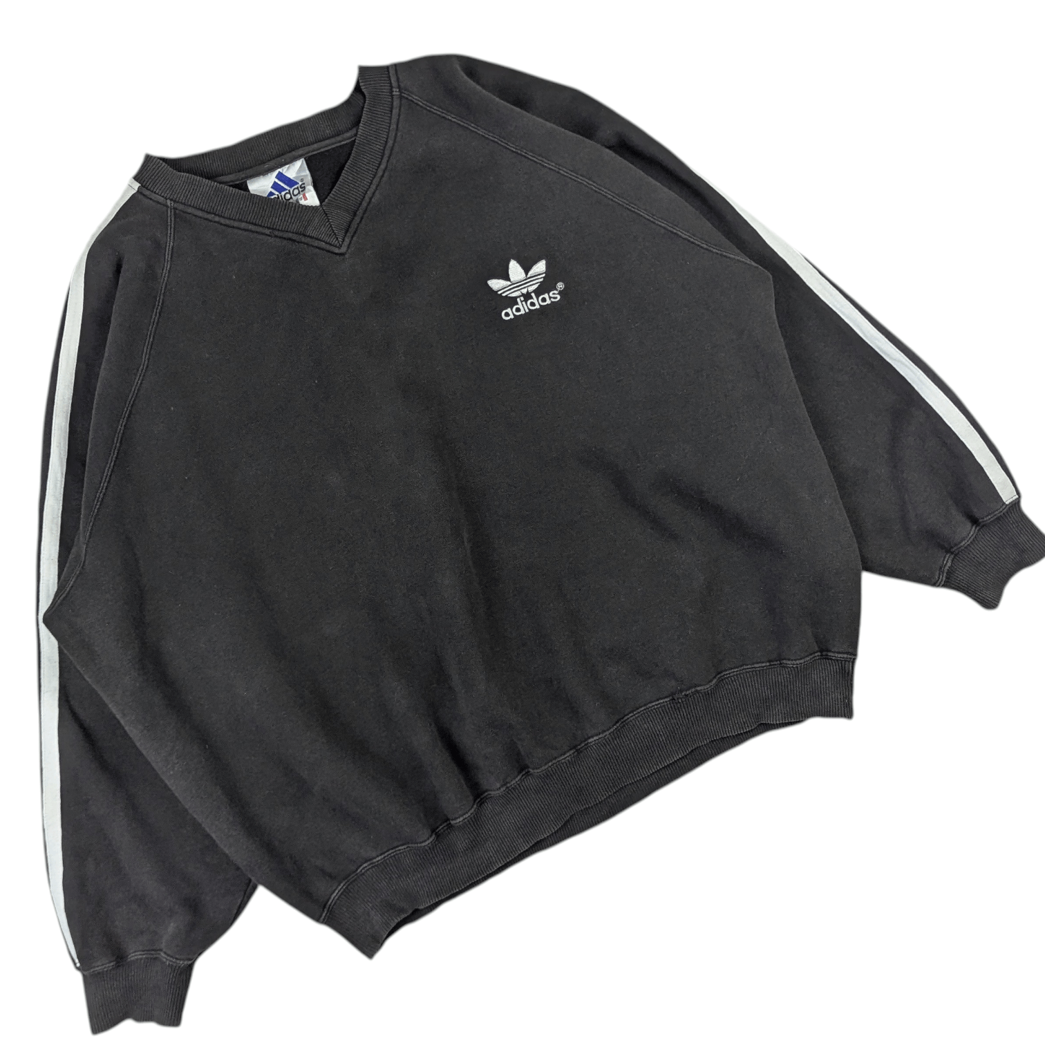 Adidas Vintage 90's ADIDAS Trefoil Oversize Jumper Sweatshirt Size US XL / EU 56 / 4 - 5 Thumbnail