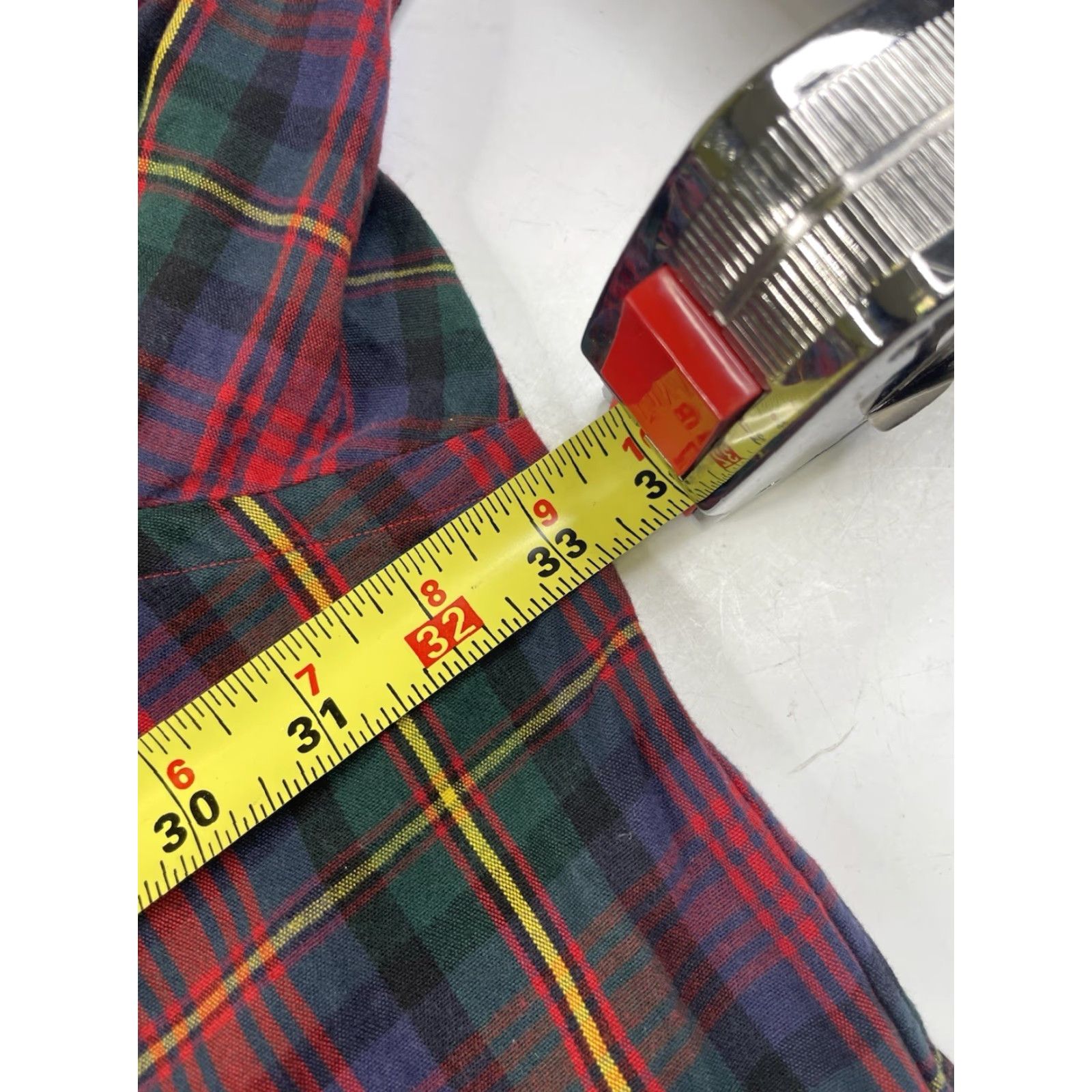 Polo Ralph Lauren Polo Ralph Lauren Shirt Big 4XB Mens Red Plaid Flannel Button-Up Logo Collar Classic Fit Long Sleeve Size US XXL / EU 58 / 5 - 6 Thumbnail