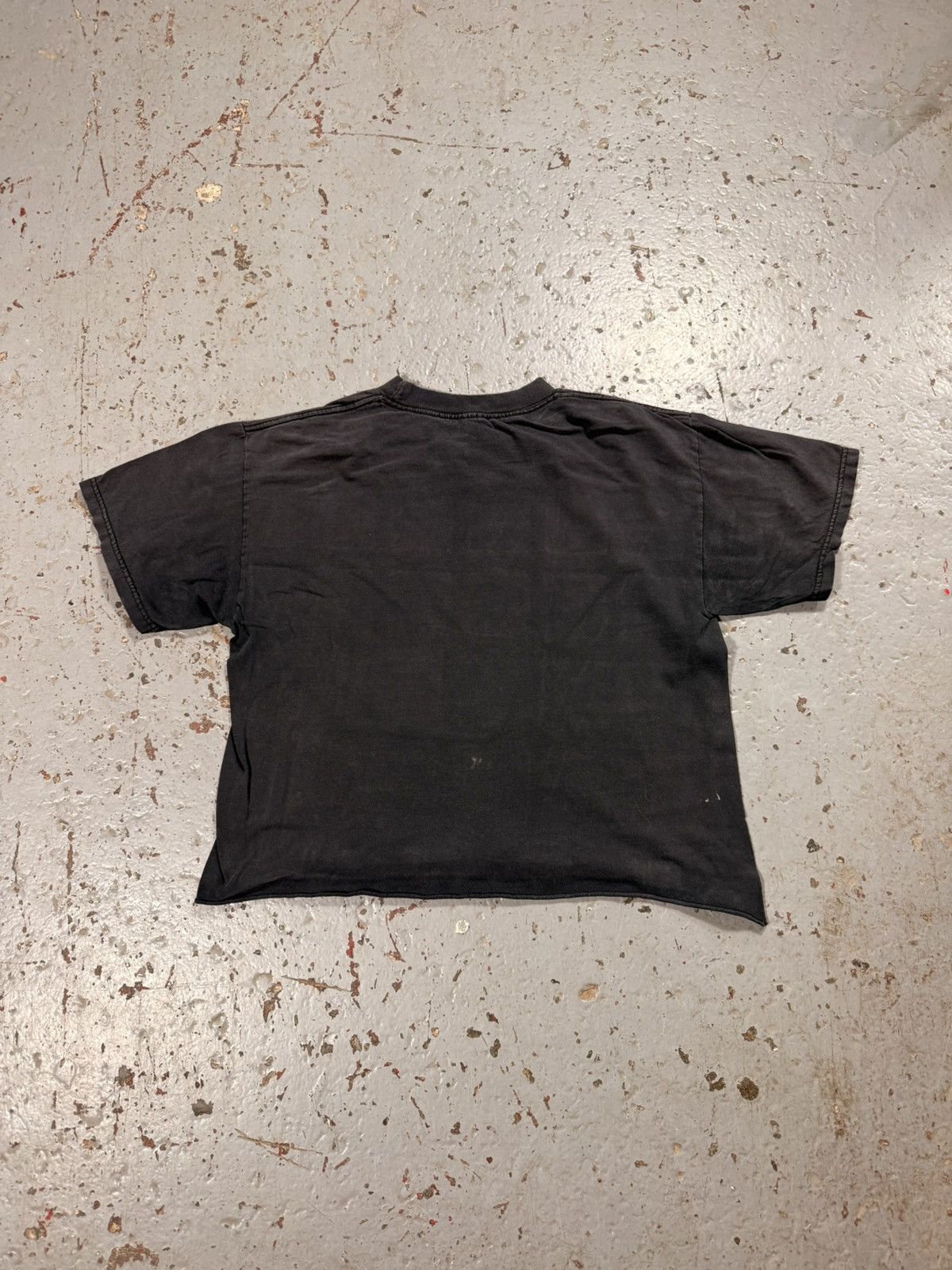 Other Vintage Ash Gray Distressed Crop Pink Floyd Dark Side Tee Size US S / EU 44-46 / 1 - 5 Thumbnail