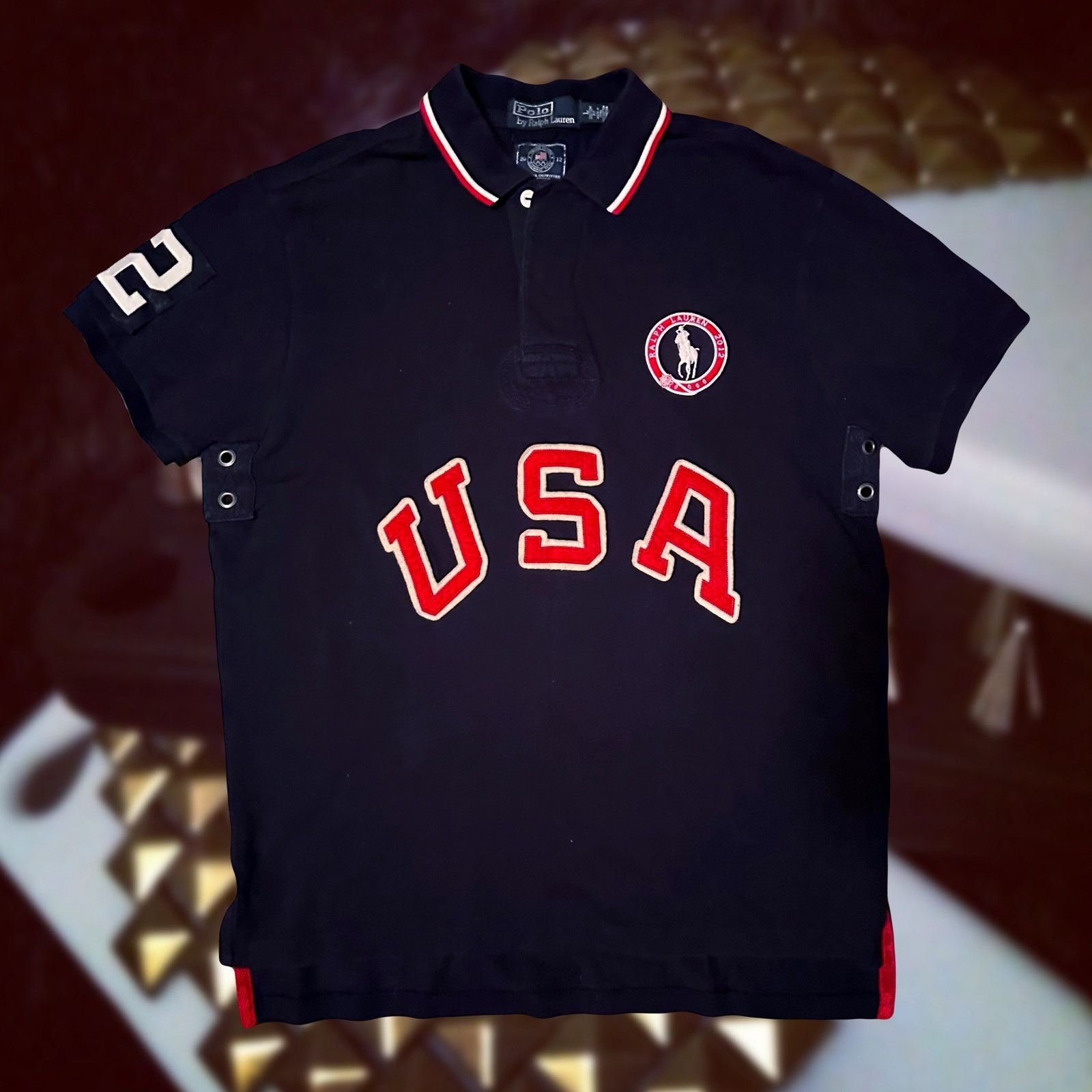 Polo Ralph Lauren big pony usa patch country polo shirt 2012 olympics Size US L / EU 52-54 / 3 - 1 Thumbnail