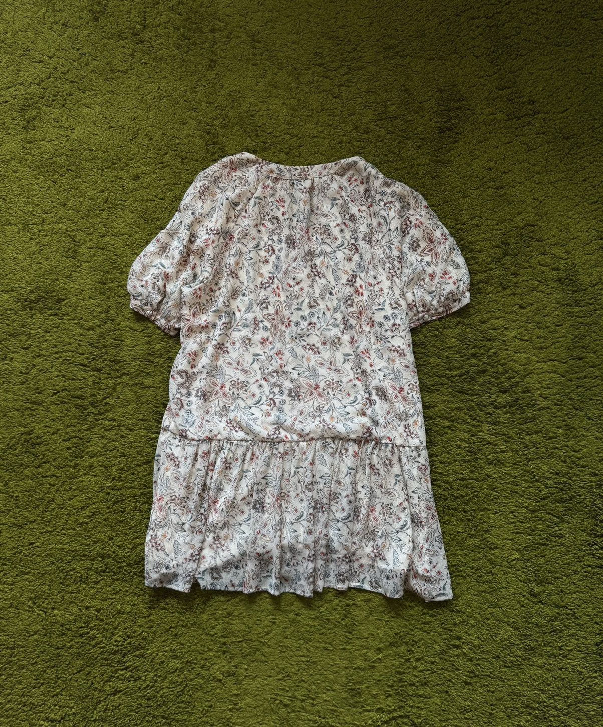 Designer × Sezane Sezane Paris oldmoney style floral pattern mini dress Size L / US 10 / IT 46 - 2 Thumbnail
