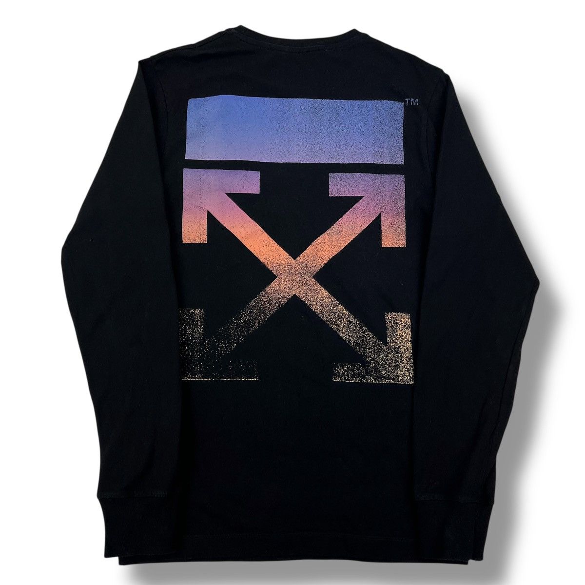 Off-White Off-White Degrade Arrows Black Long Sleeve T Shirt Size US S / EU 44-46 / 1 - 2 Thumbnail