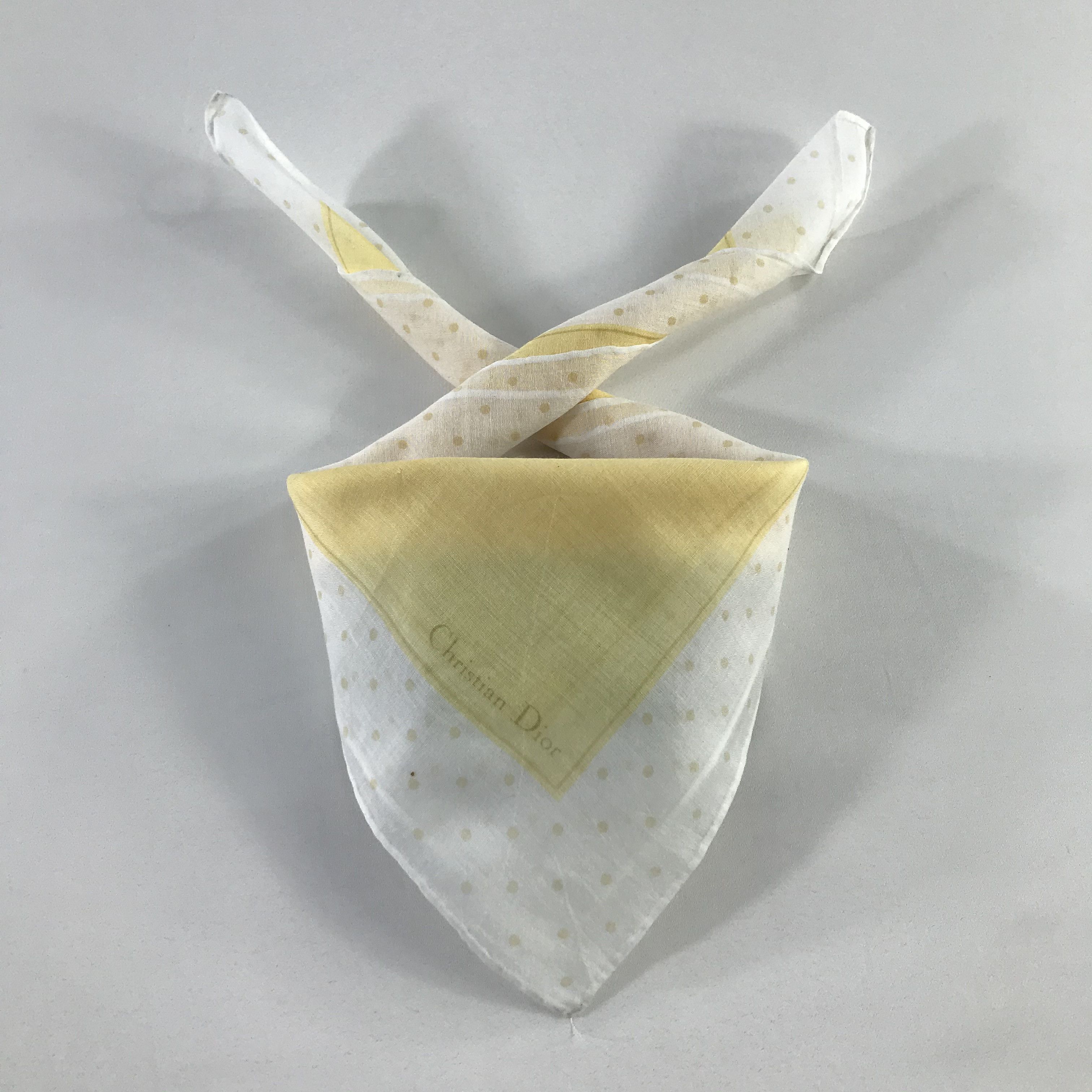 Christian Dior Monsieur × Vintage Christian Dior Bandana / Handkerchief / Neckerchief - S995 Size ONE SIZE - 3 Thumbnail