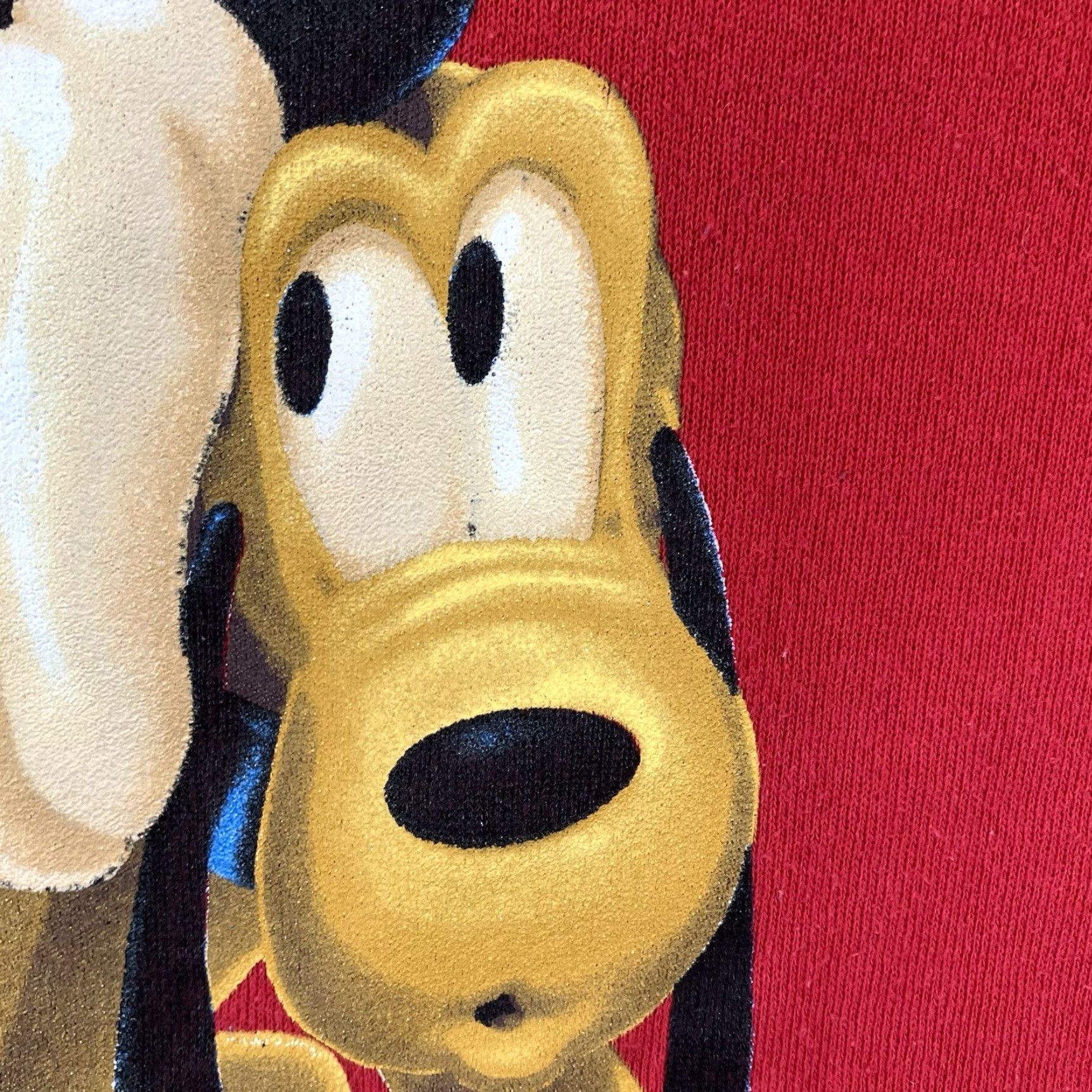 Mickey Unlimited VINTAGE Mickey Unlimited Sweatshirt XL Men's Red Graphic Print 90s Mickey Mouse & Pluto Boxy Classic Fit USA Size US XL / EU 56 / 4 - 7 Thumbnail