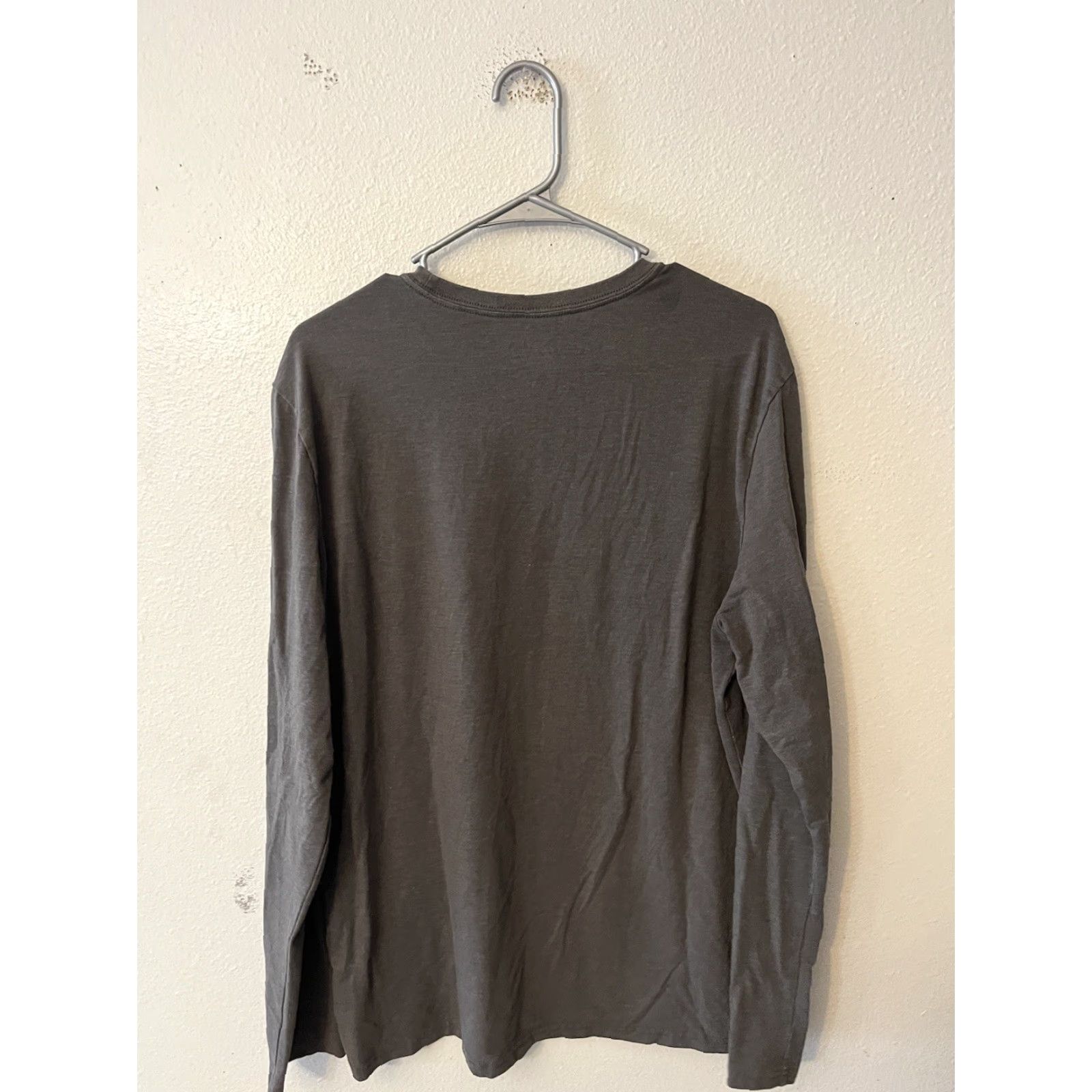 Express EXPRESS Slim Stretch Long Sleeve Gray Mens Shirt XL Size US XL / EU 56 / 4 - 2 Thumbnail