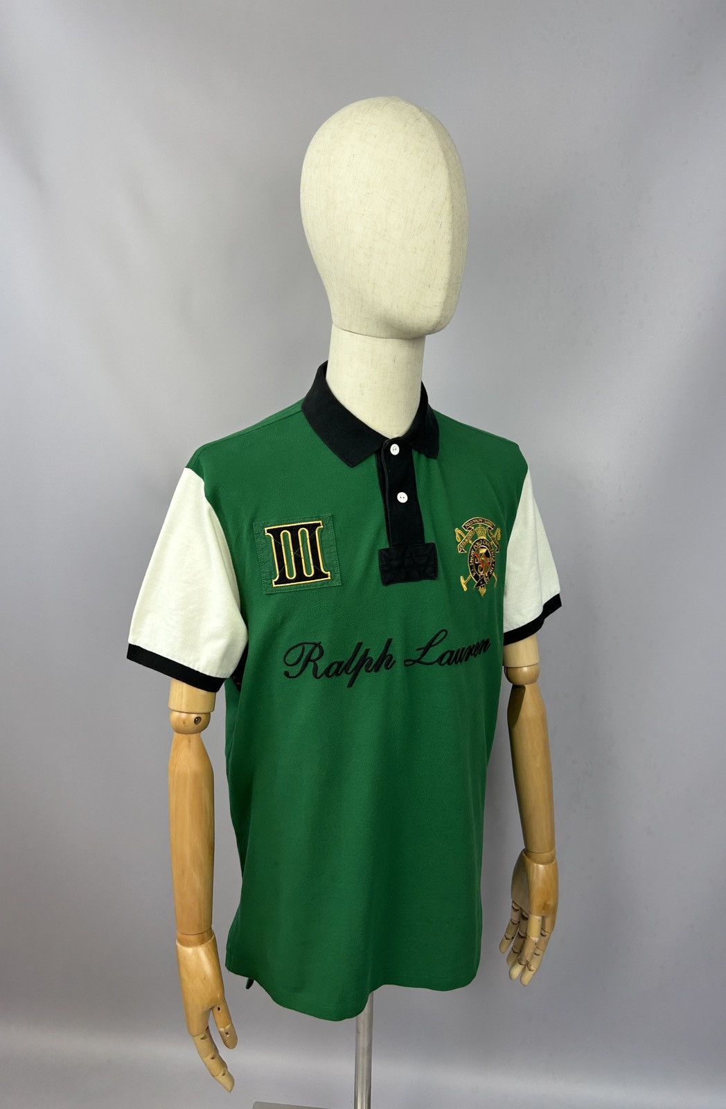 Polo Ralph Lauren × Ralph Lauren × Vintage Vintage Polo Ralph Lauren Snow Polo Challenge Polo Shirt Size US XL / EU 56 / 4 - 9 Thumbnail