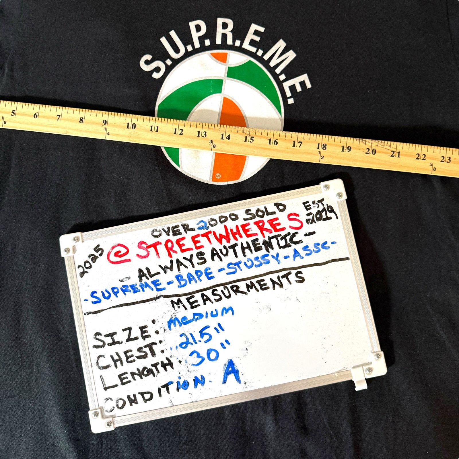 Supreme Supreme SS23 Leauge T-shirt Men’s M - Designer Streetwear Size US M / EU 48-50 / 2 - 7 Thumbnail