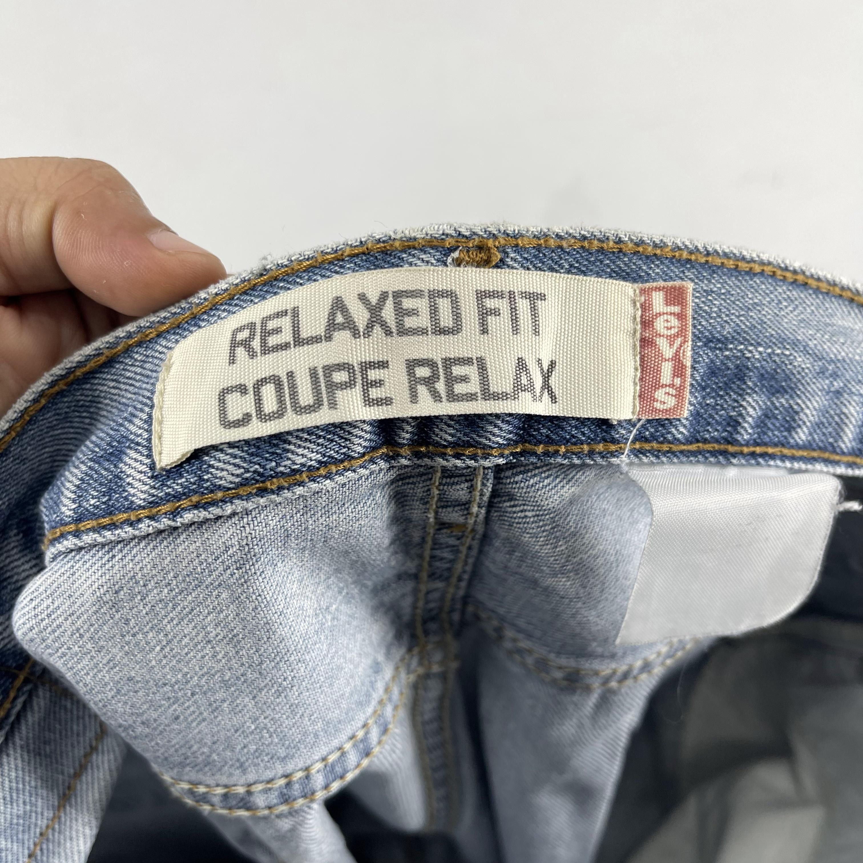 Jean × Levi's Size 34 Vintage Levis Relaxed Fit Distressed Jeans Size US 34 / EU 50 - 7 Thumbnail