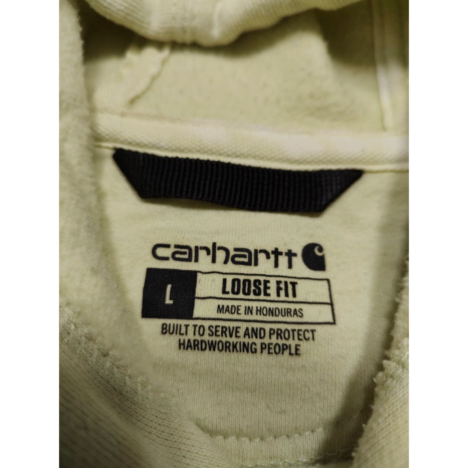 Carhartt VINTAGE Carhartt Mens Large Lime Green Loose Hoodie Sweatshirt Acid Wash Tie Dye 1 Of 1 Size US L / EU 52-54 / 3 - 5 Thumbnail