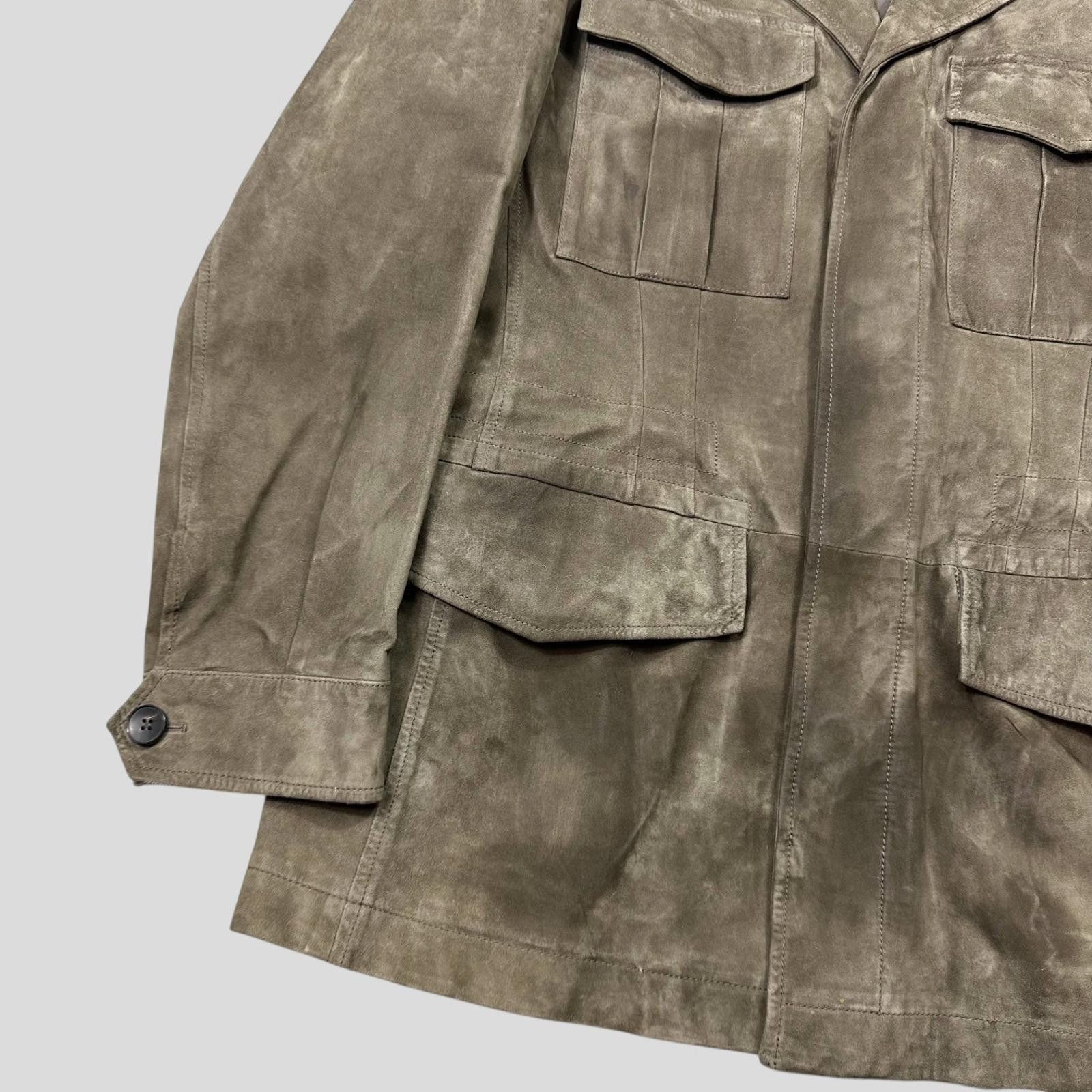 Gucci Gucci Tom Ford FW03 Suede Leather Western Military Jacket L Size US L / EU 52-54 / 3 - 9 Thumbnail