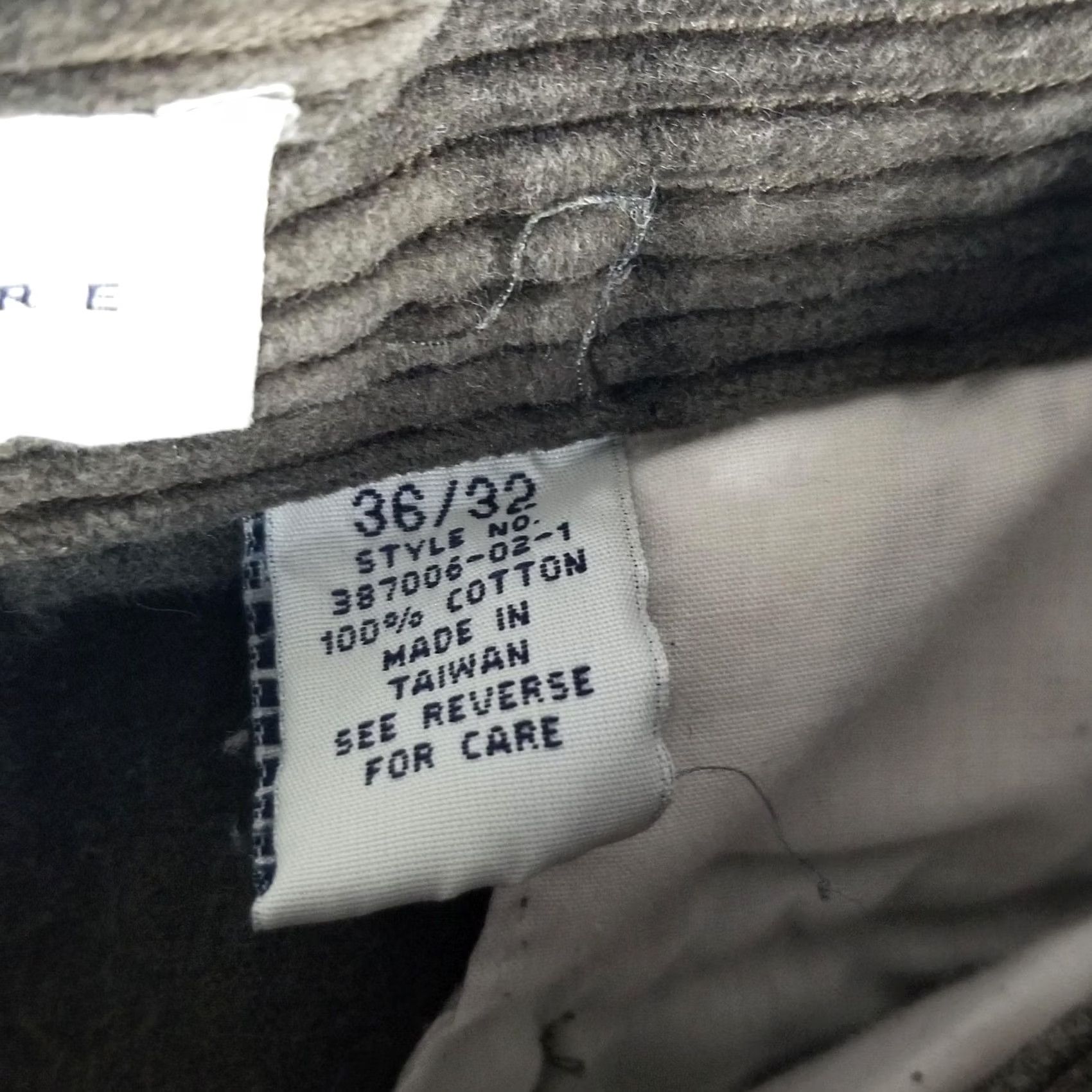 Gap VINTAGE Gap Wide Whale Corduroy Dress Pants Mens 36x32 Green Relaxed Fit Baggy Y2K Size US 36 / EU 52 - 4 Thumbnail