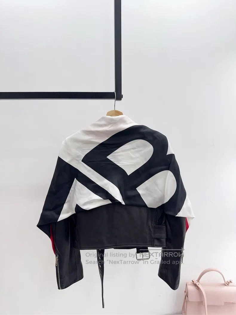 Balenciaga Balenciaga Black Leather Jacket, Size 36, Scarf Removable Size XS / US 0-2 / IT 36-38 - 5 Thumbnail