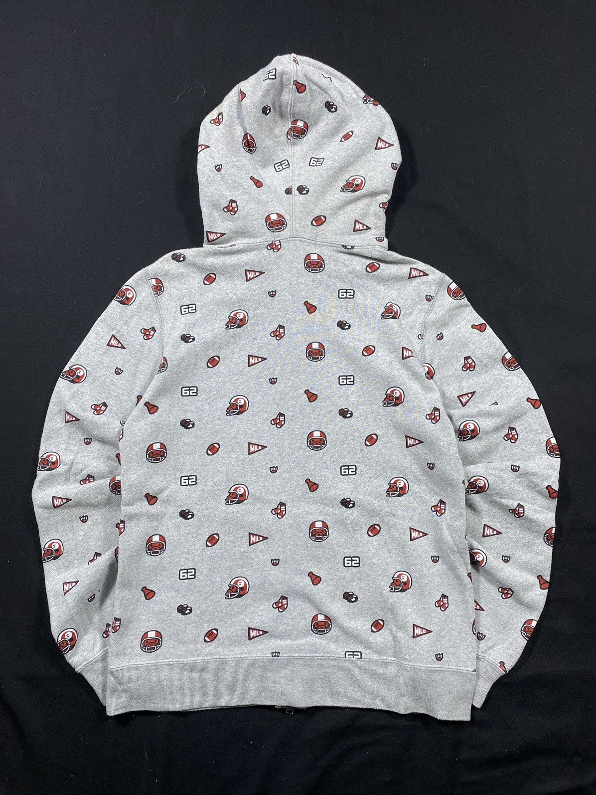 20471120 Bape zip up hoodie full printed ifsixwas9 style Size XS / US 0-2 / IT 36-38 - 14 Thumbnail
