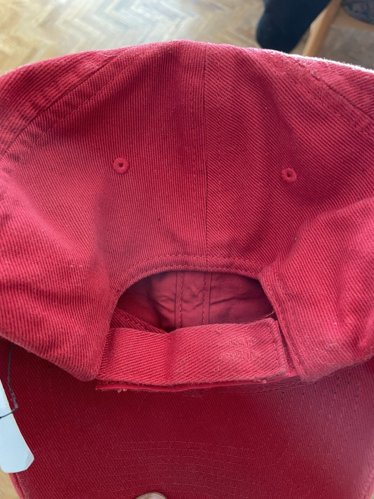 Balenciaga Balenciaga Red/Red Distressed Cap Size ONE SIZE - 10 Thumbnail