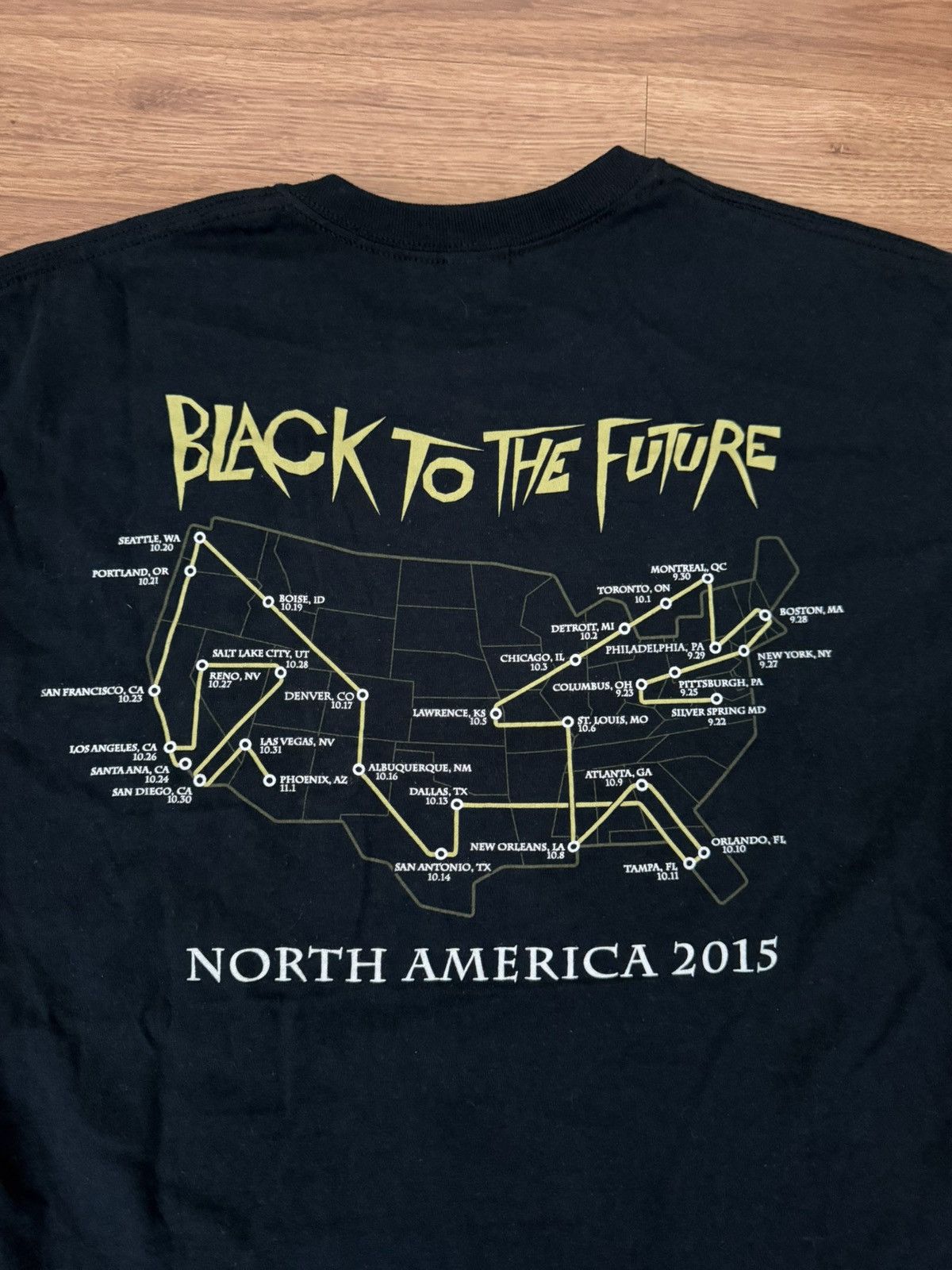 Vintage vintage vtg ghost back to the future tour 2015 tour shirt Size US M / EU 48-50 / 2 - 4 Thumbnail