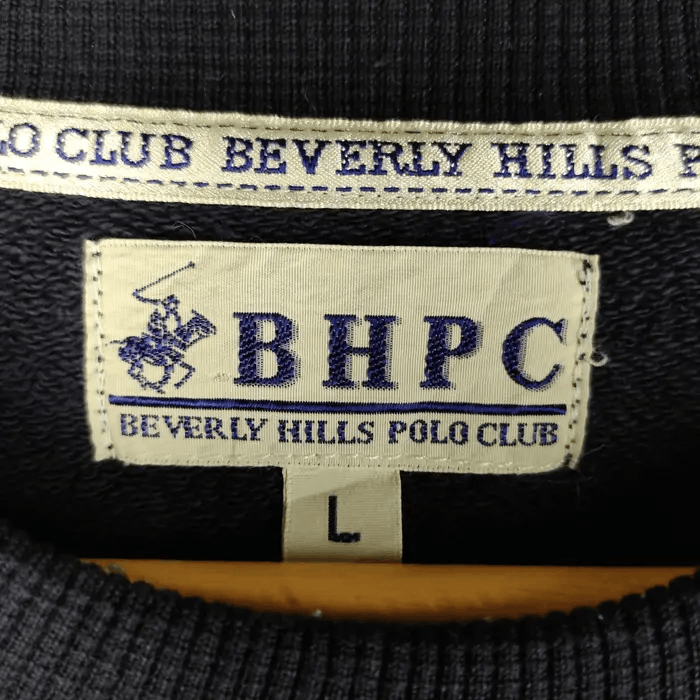 Beverly Hills Polo Club Vintage BHPC Beverly Hills Polo Club Sweatshirts Size US L / EU 52-54 / 3 - 3 Thumbnail