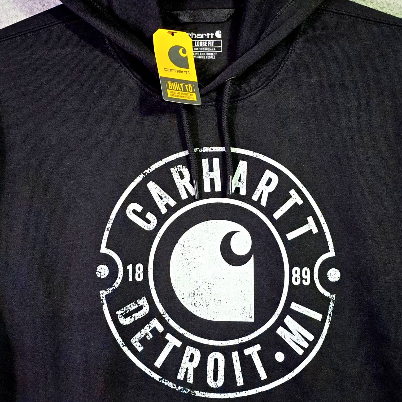 Carhartt Carhartt Hoodie Large Black Workwear Fleece Detroit Outdoor Mens Size US L / EU 52-54 / 3 - 5 Thumbnail
