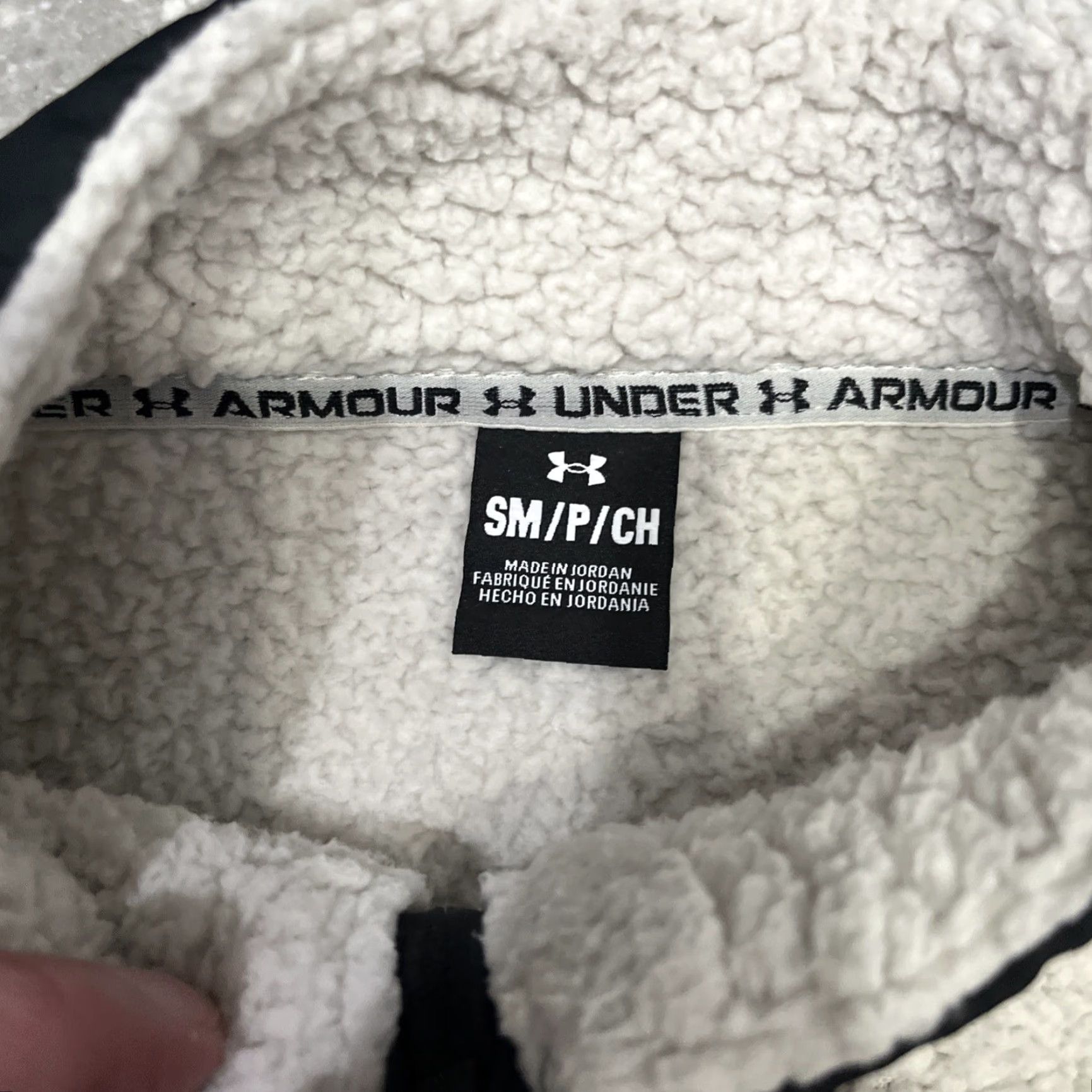 Under Armour Under Armour Sweatshirt Jacket Women’s Small 1/2 Zip White Black Size S / US 4 / IT 40 - 3 Thumbnail