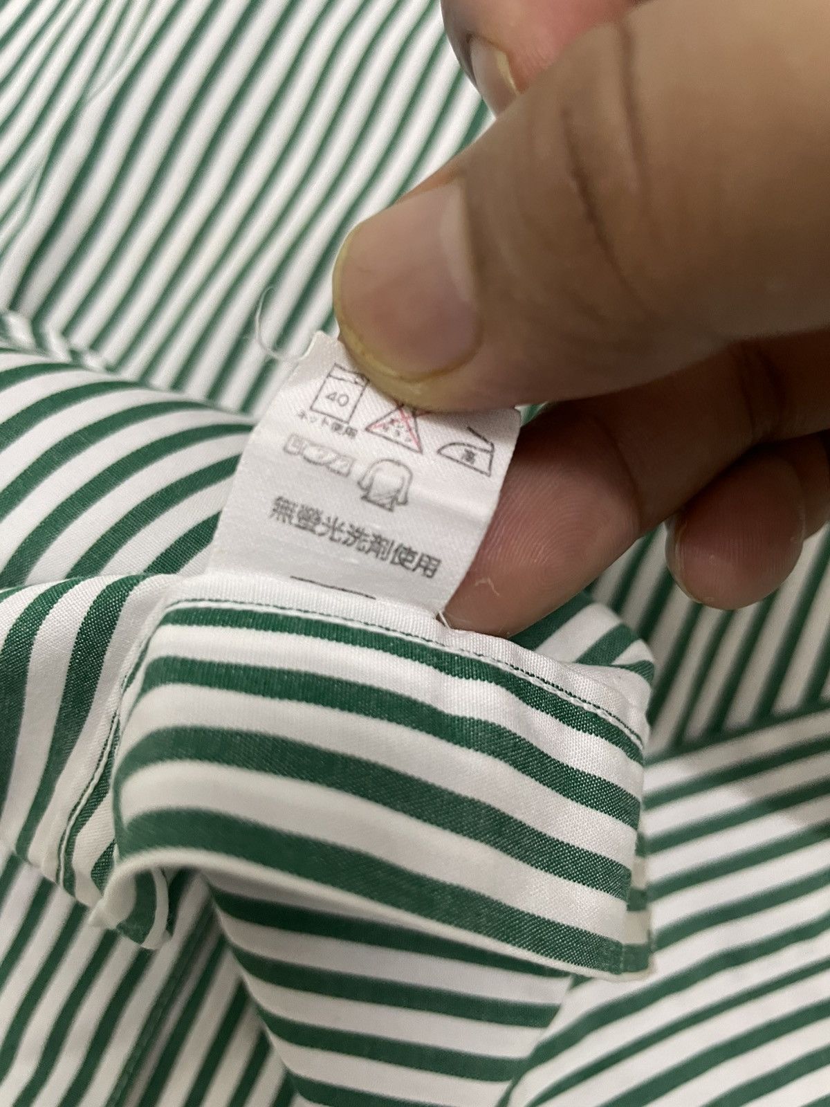 Issey Miyake Striped Design Shirt