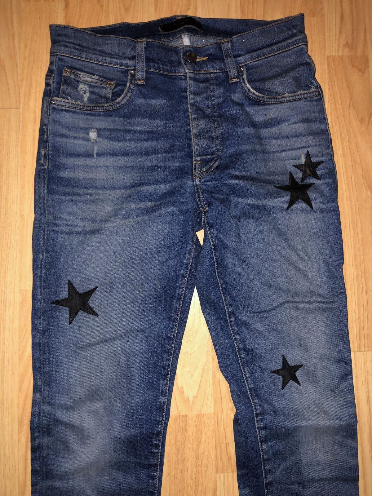 Amiri Amiri MX1 Star Patch Jean - Size 30 Size US 30 / EU 46 - 3 Thumbnail