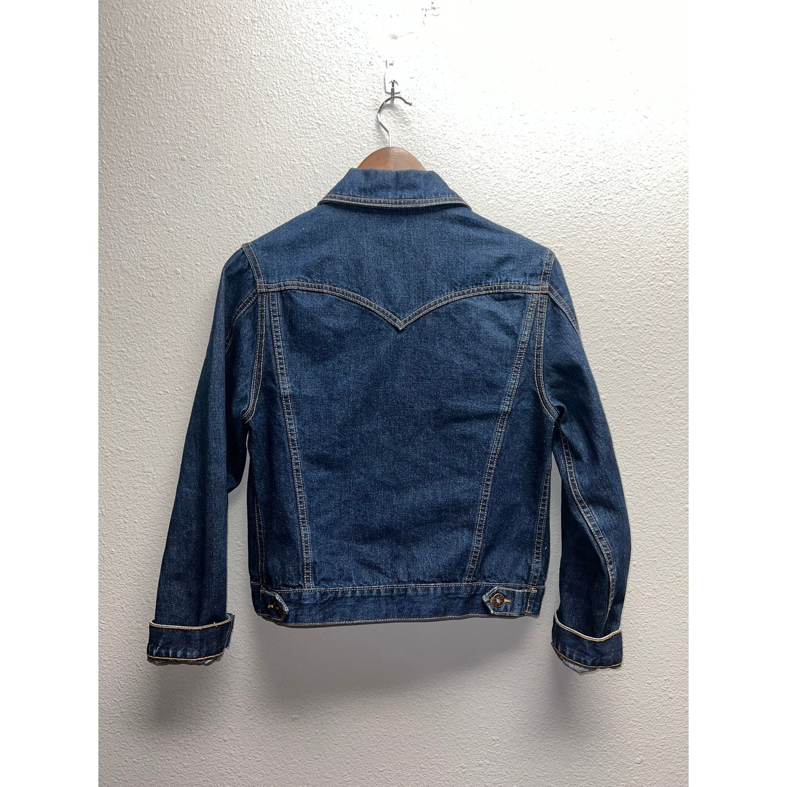 Vintage Vintage Womens Denim Jacket DMBM Jeans Blue Top Women Large Size L / US 10 / IT 46 - 7 Thumbnail