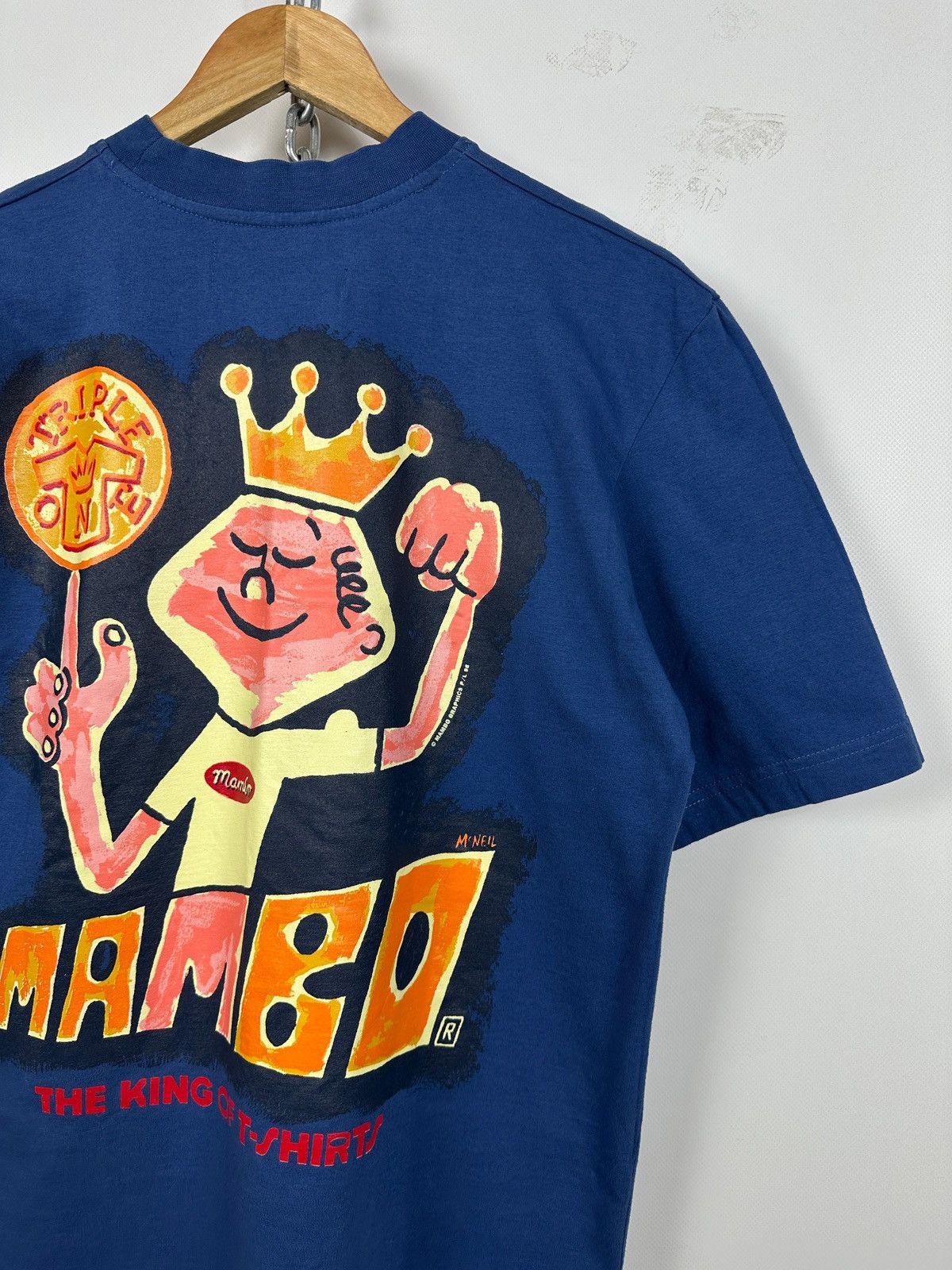 Mambo 1998 Vintage Mambo Graphic King of T-Shirt Crown Surf Skate Size US S / EU 44-46 / 1 - 5 Thumbnail