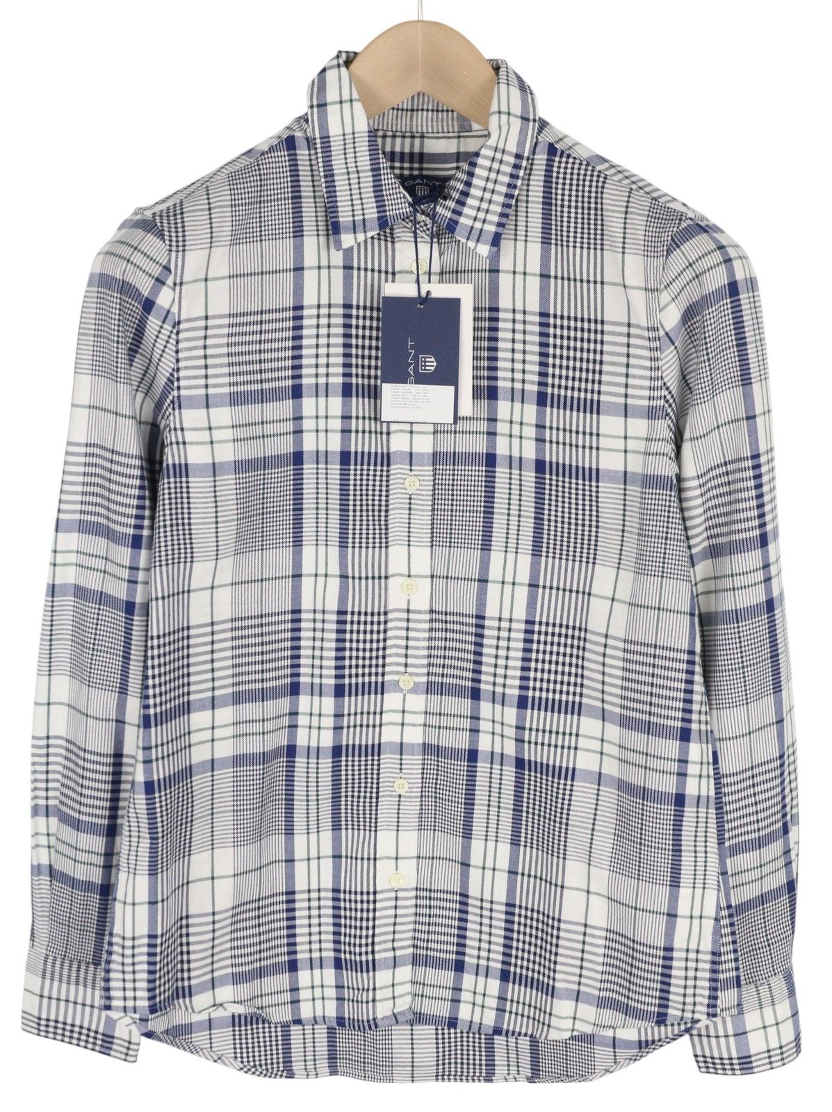 Gant FLANNEL EU34 Plaid Pattern Button-Up Spread Shirt 84930 Size XS / US 0-2 / IT 36-38 - 1 Thumbnail