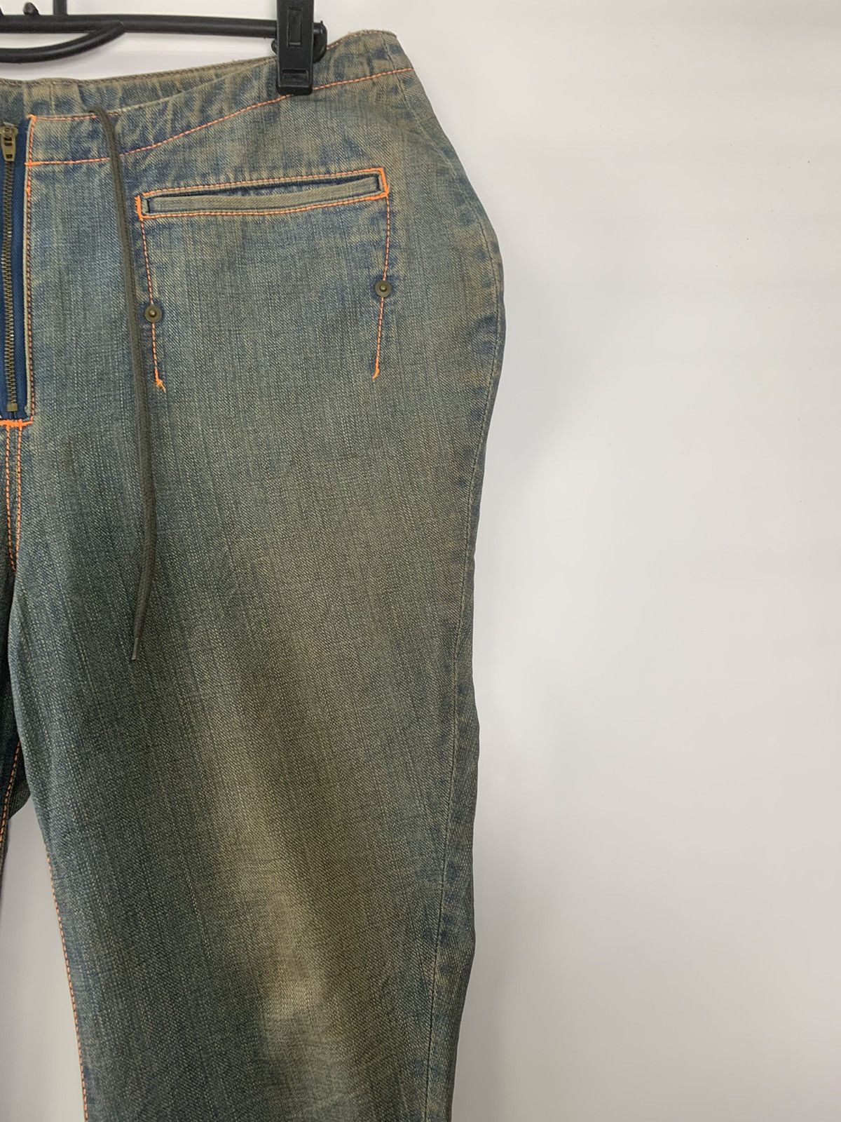 Japanese Brand Frap Bois distressed denim Size 22" - 3 Thumbnail