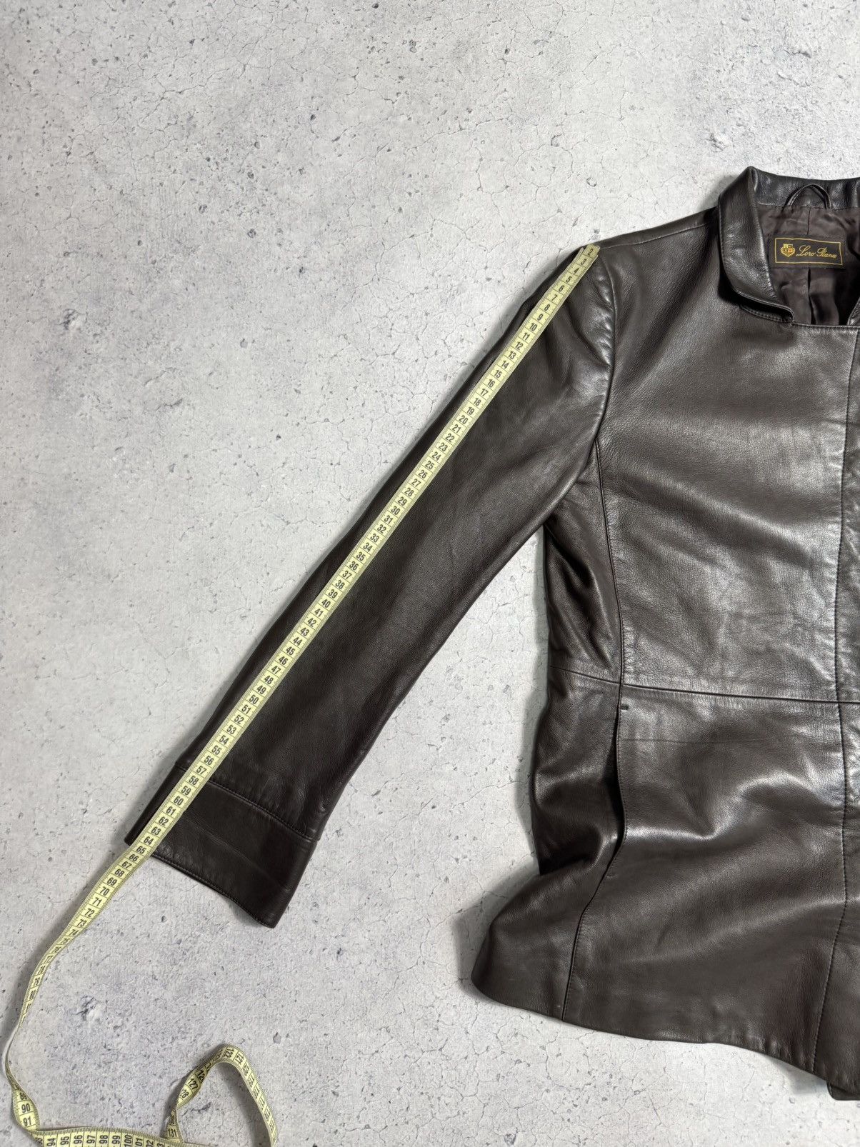 Loro Piana Loro Piana Leather Coat Jacket Luxury Very Vintage Women’s Size L / US 10 / IT 46 - 16 Thumbnail