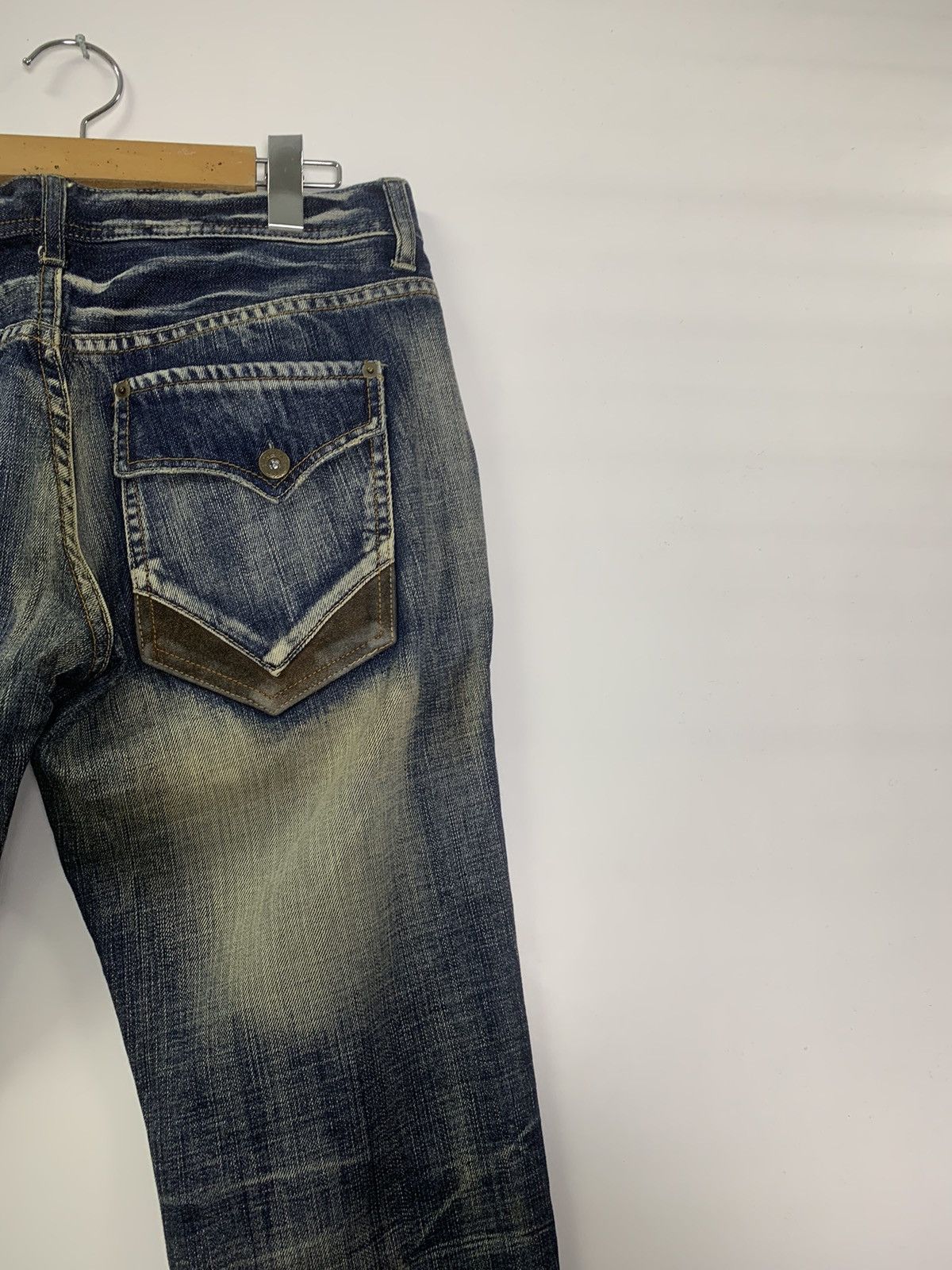Michel Klein × Vintage Vintage distress jeans Size US 34 / EU 50 - 10 Thumbnail