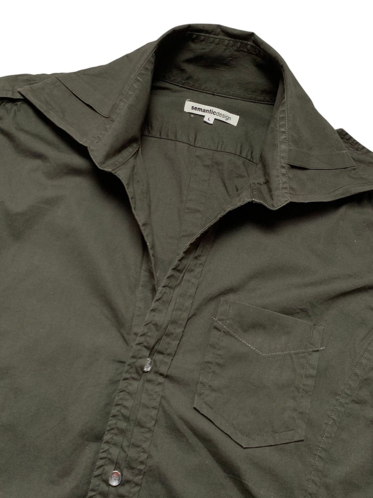 semanticdesign Rare Semantic design Opencollar flared vampir shirt Size US L / EU 52-54 / 3 - 4 Thumbnail