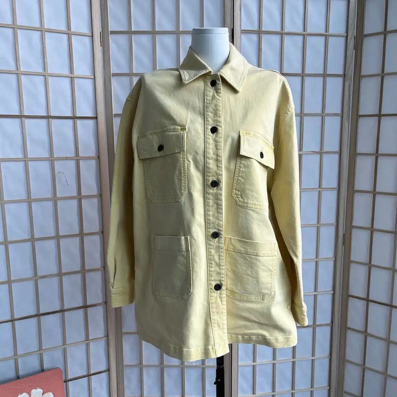 Miu Miu Miu Miu Yellow Cotton Women's Jacket 0089 Size M / US 6-8 / IT 42-44 - 1 Thumbnail