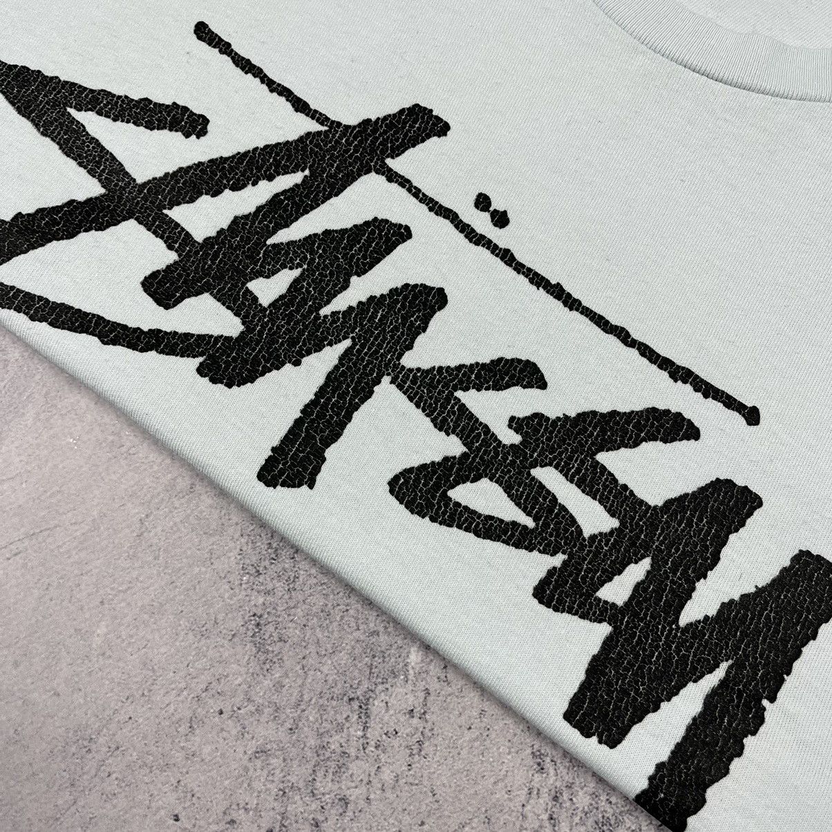 Stussy Vintage Stussy big logo y2k baby blue longsleeve 90’s Size US L / EU 52-54 / 3 - 12 Thumbnail