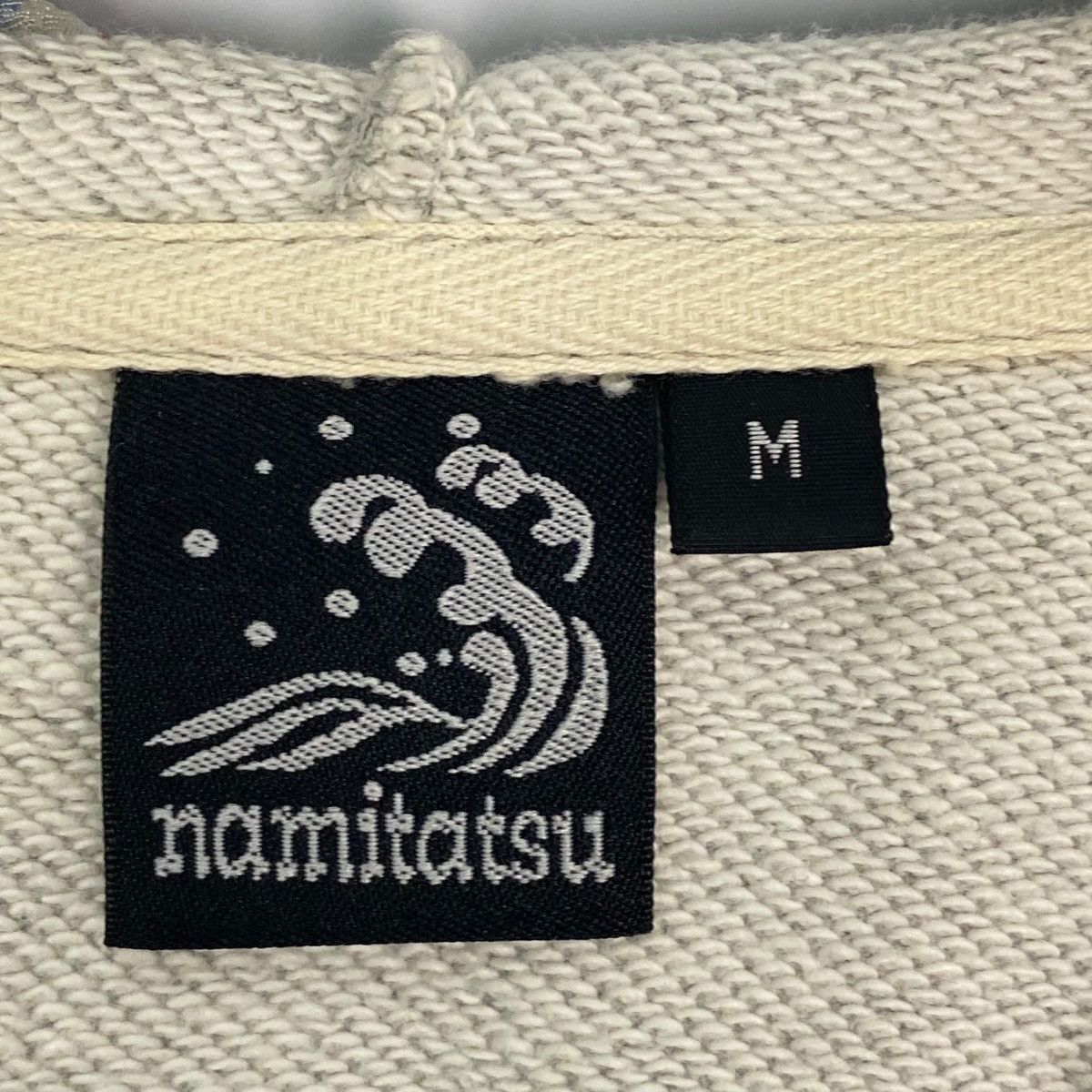 Vintage Vintage Namitatsu Printed Hoodie Sweater Gray Pullove Size M Size US M / EU 48-50 / 2 - 7 Thumbnail