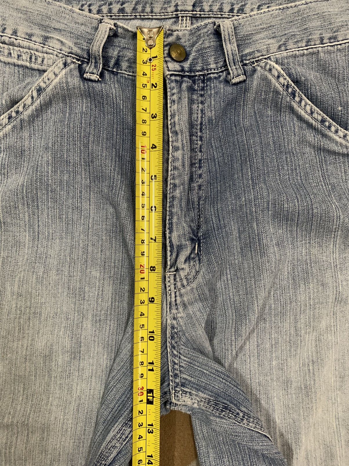 Edwin Rare Vintage Edwin Faded Baggy Frayed Leg Carpenter Jeans Size US 31 - 19 Thumbnail